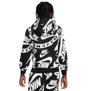 Nike Big Boys' Club Printed Hoodie