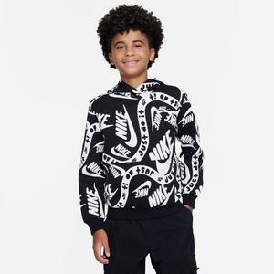 Nike Big Boys' Club Printed Hoodie