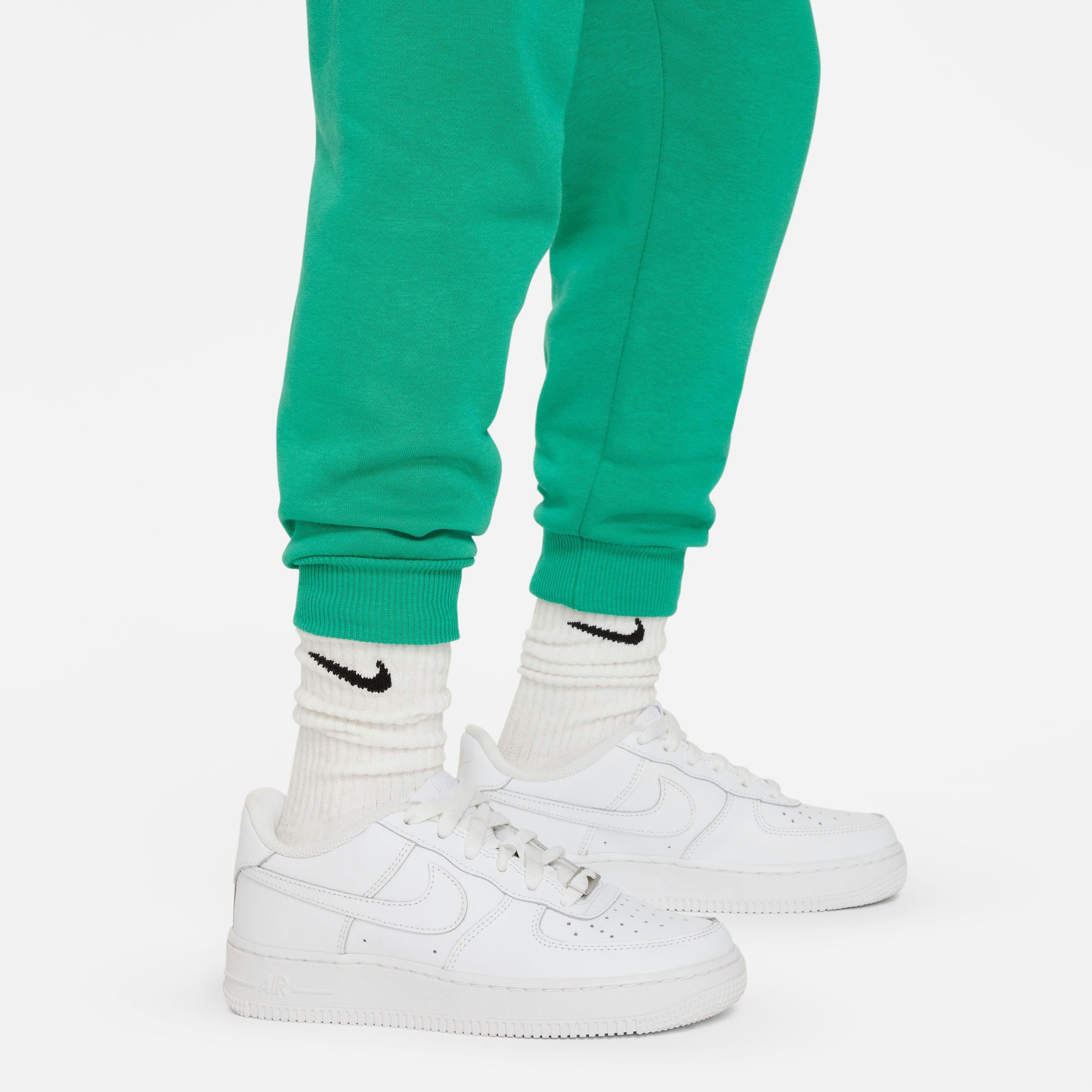 Nike Sportswear Club Fleece Big Kids' Green/White Joggers