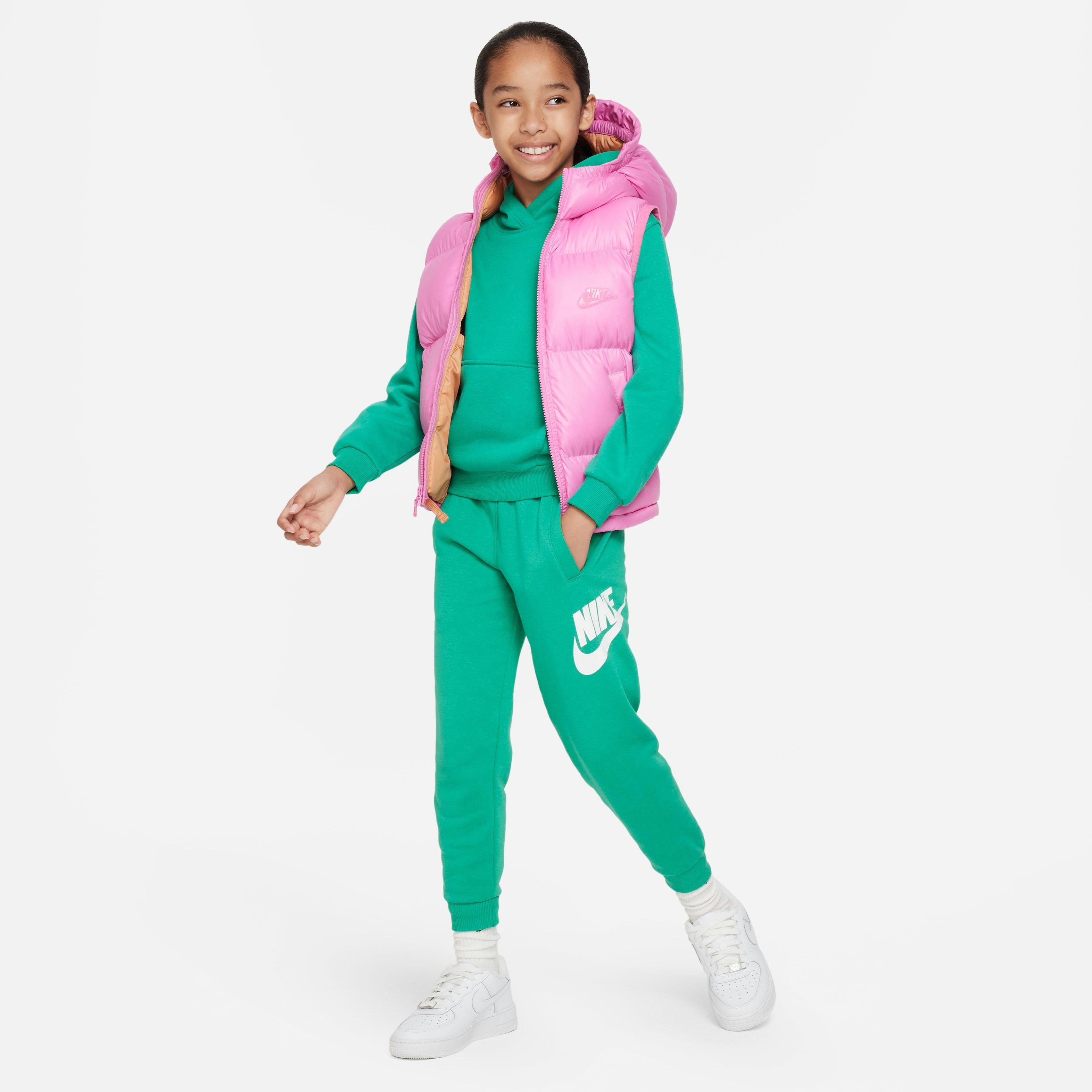 Nike Sportswear Club Fleece Big Kids' Green/White Joggers