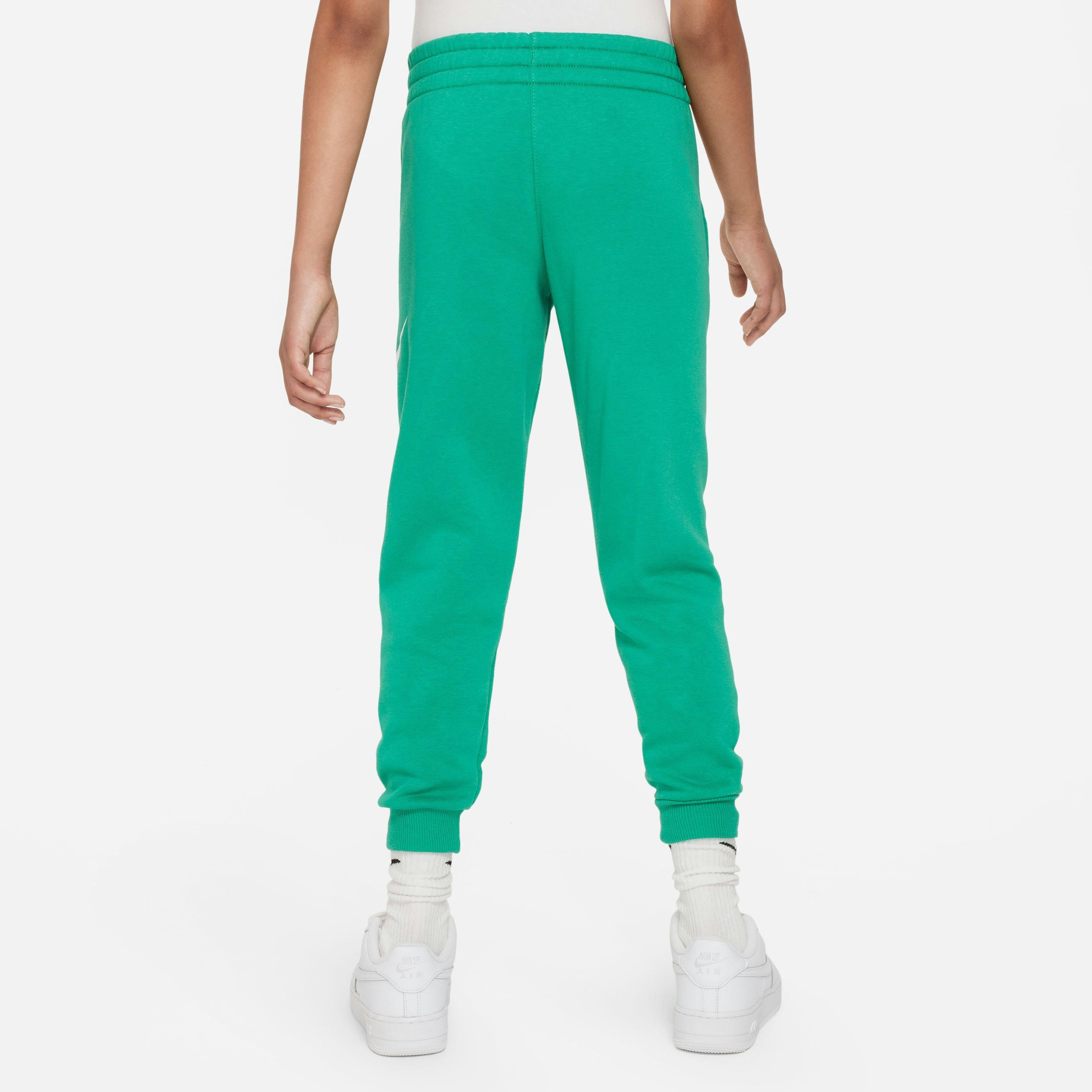 Nike Sportswear Club Fleece Big Kids' Green/White Joggers