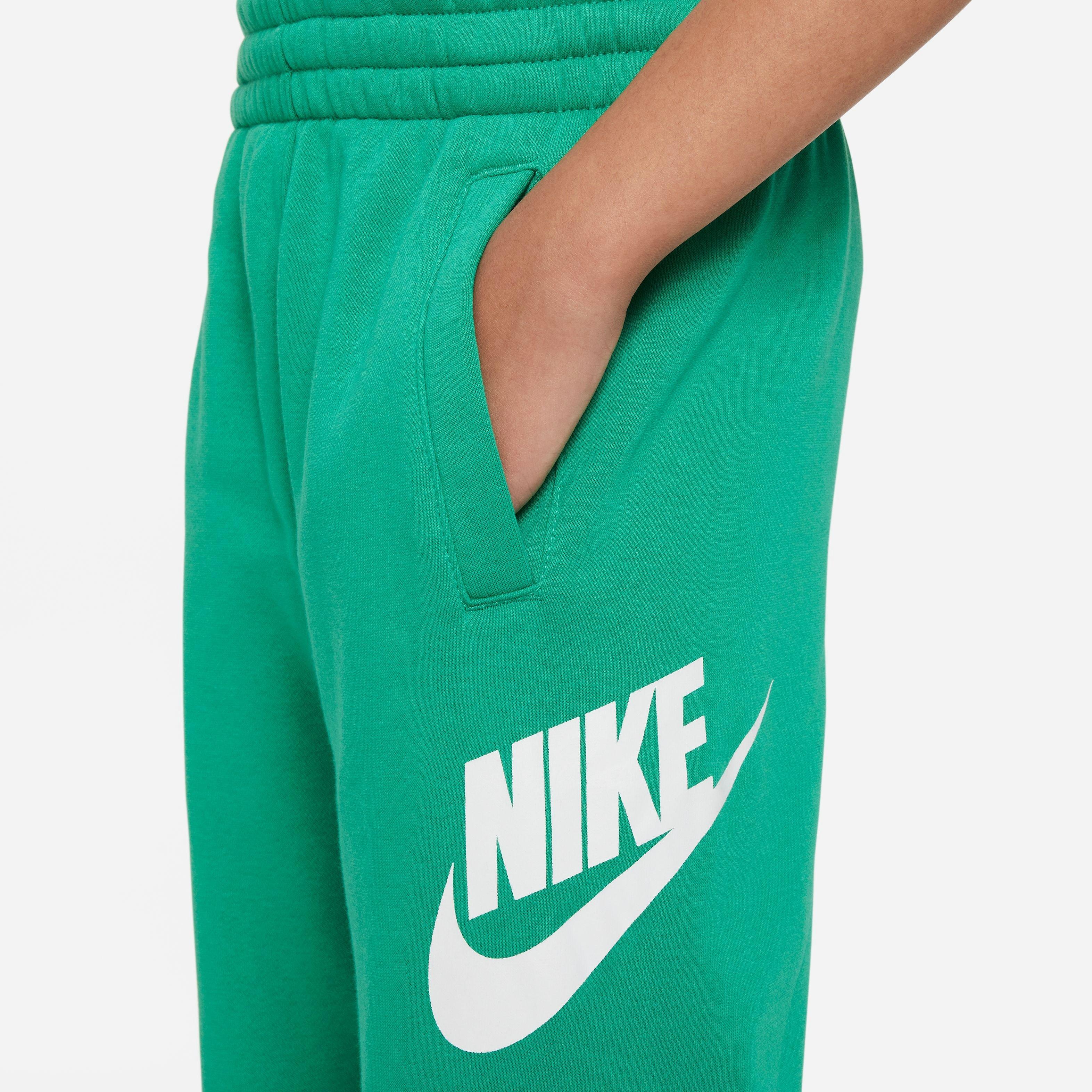 Nike Sportswear Club Fleece Big Kids' Green/White Joggers