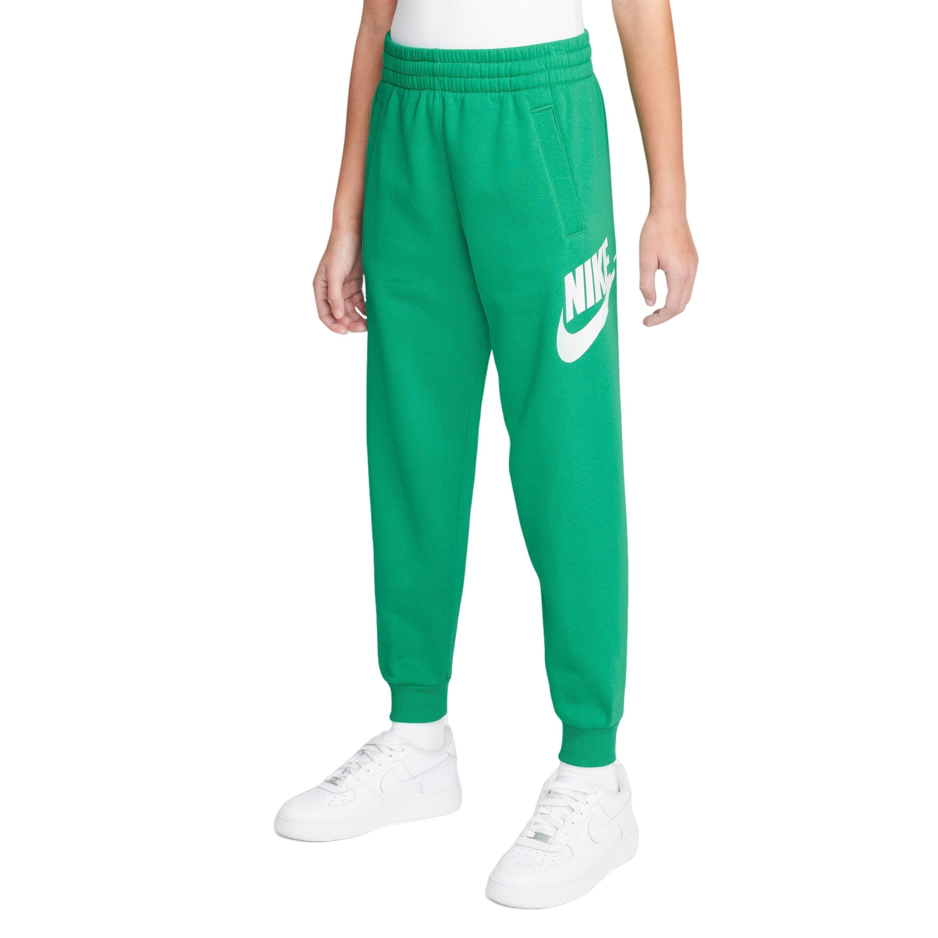 Nike Big Kids' Sportswear Club Fleece Joggers-Green/White - GREEN/WHITE