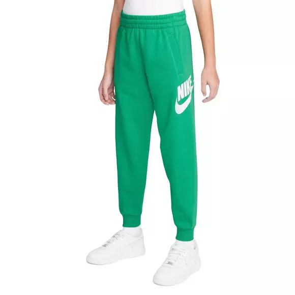 Nike Big Kids' Sportswear Club Fleece Joggers-Green/White - Hibbett ...