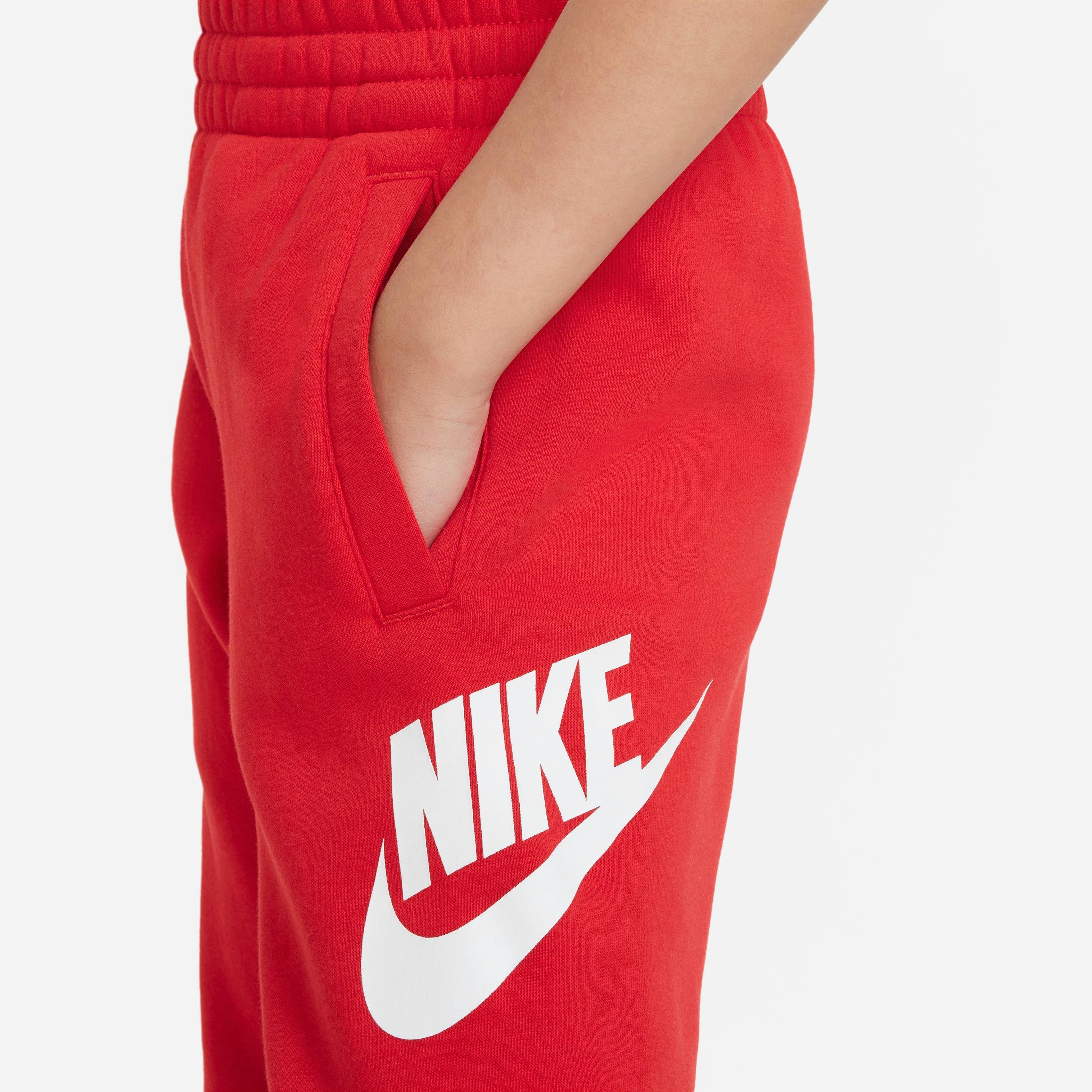 Nike Sportswear Club Fleece Big Kids' Red/White Joggers
