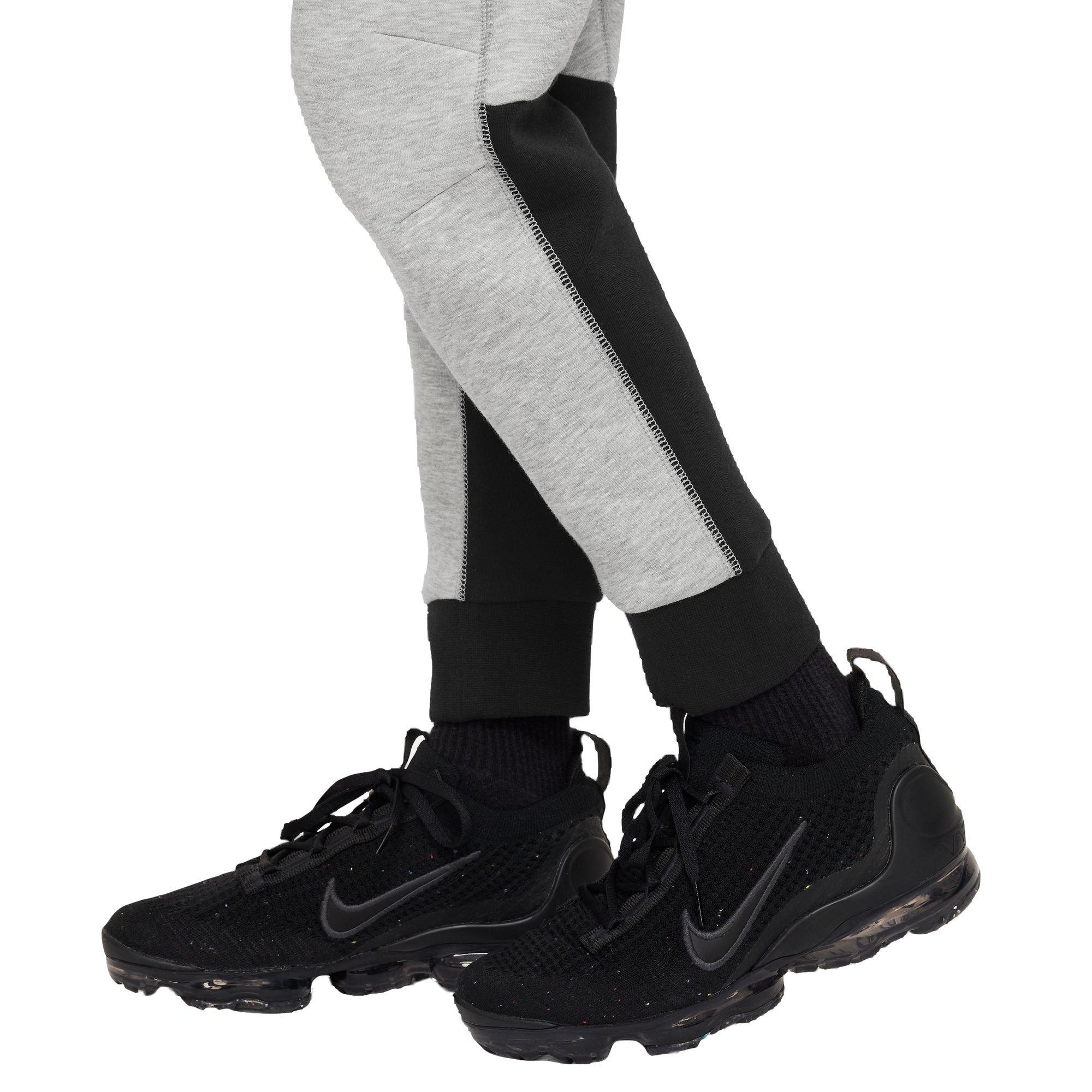 Nike Big Boys' Sportswear Tech Fleece Pants-Grey/Black/White - GREY/BLACK/WHITE Thumbnail View 6
