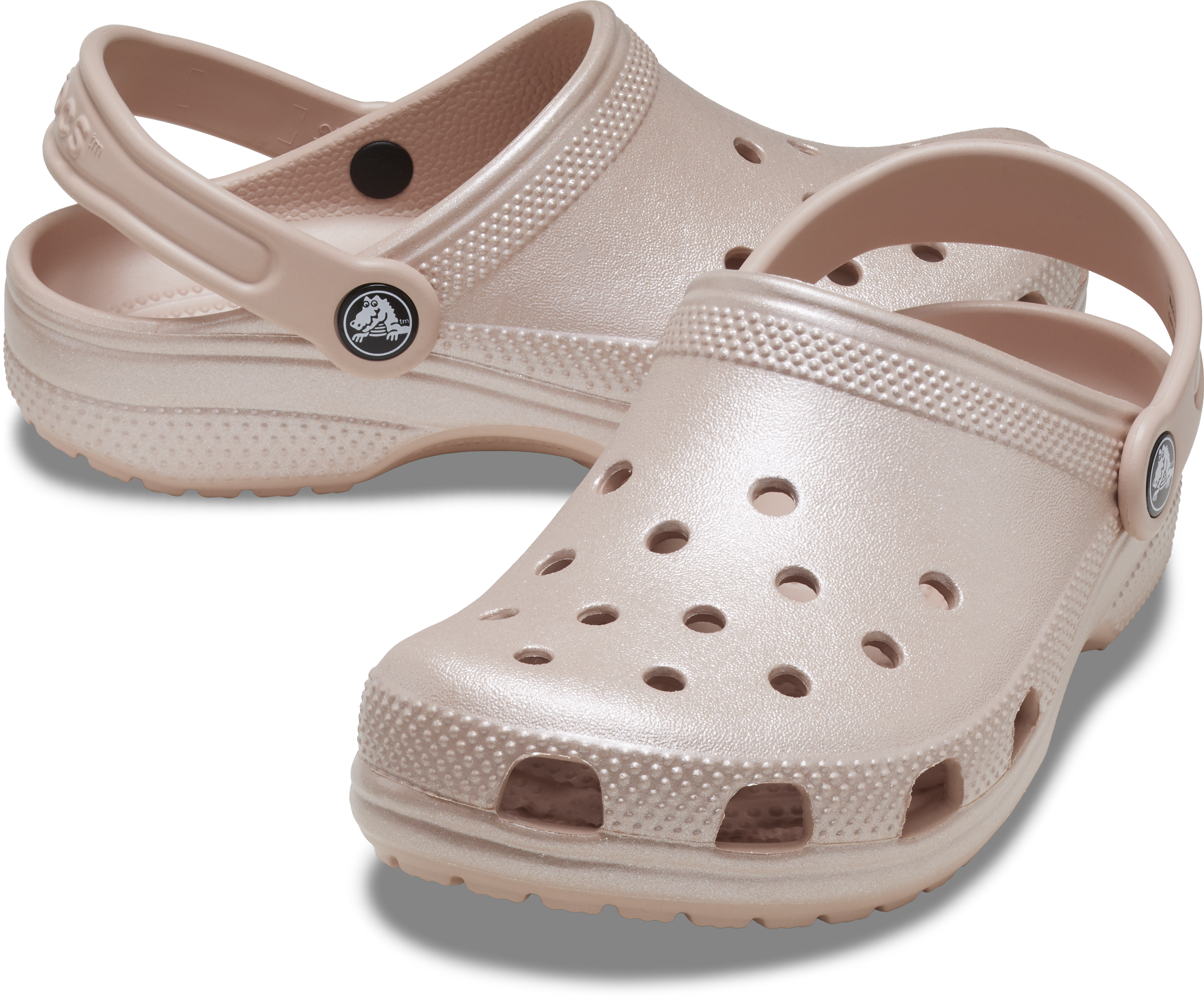Crocs Classic Grade School Girls' "Shimmer" Clog