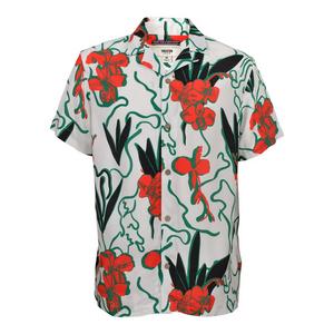 AKOO Men's Lotus Woven Button-Down Shirt