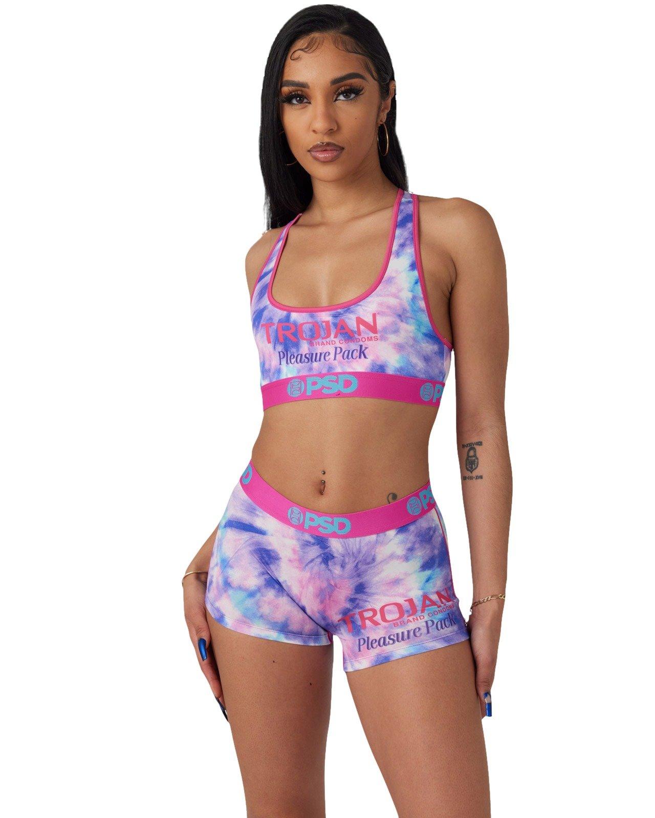 PSD Women's Trojan Pleasure Sports Bra - MULTI-COLOR Thumbnail View 1
