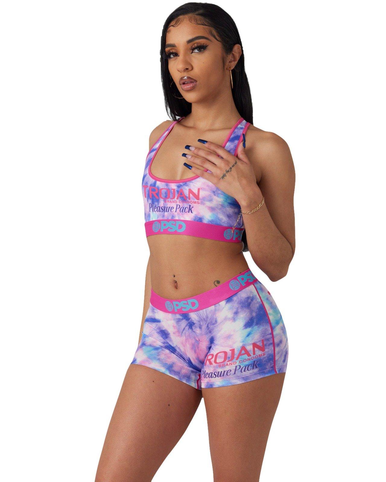 PSD Women's Trojan Pleasure Sports Bra - MULTI-COLOR Thumbnail View 4