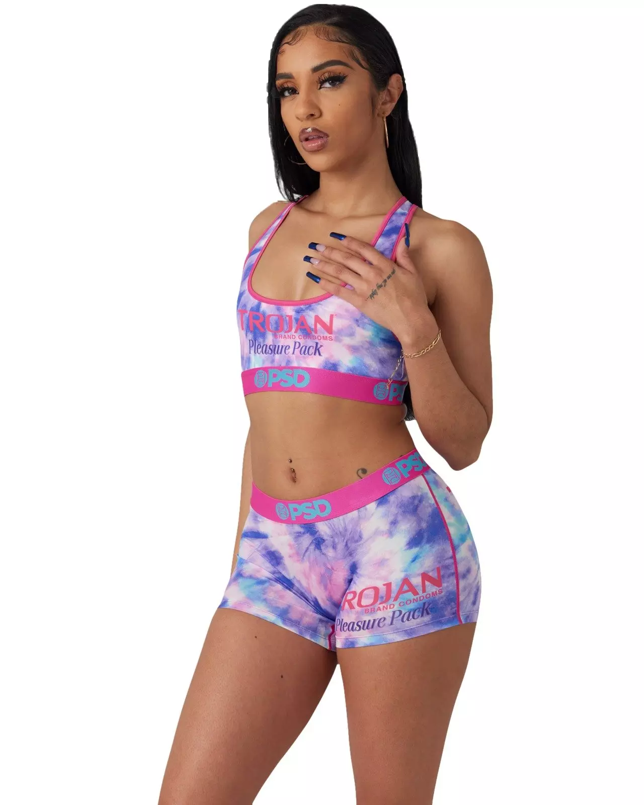 PSD Women's Trojan Pleasure Sports Bra - MULTI-COLOR