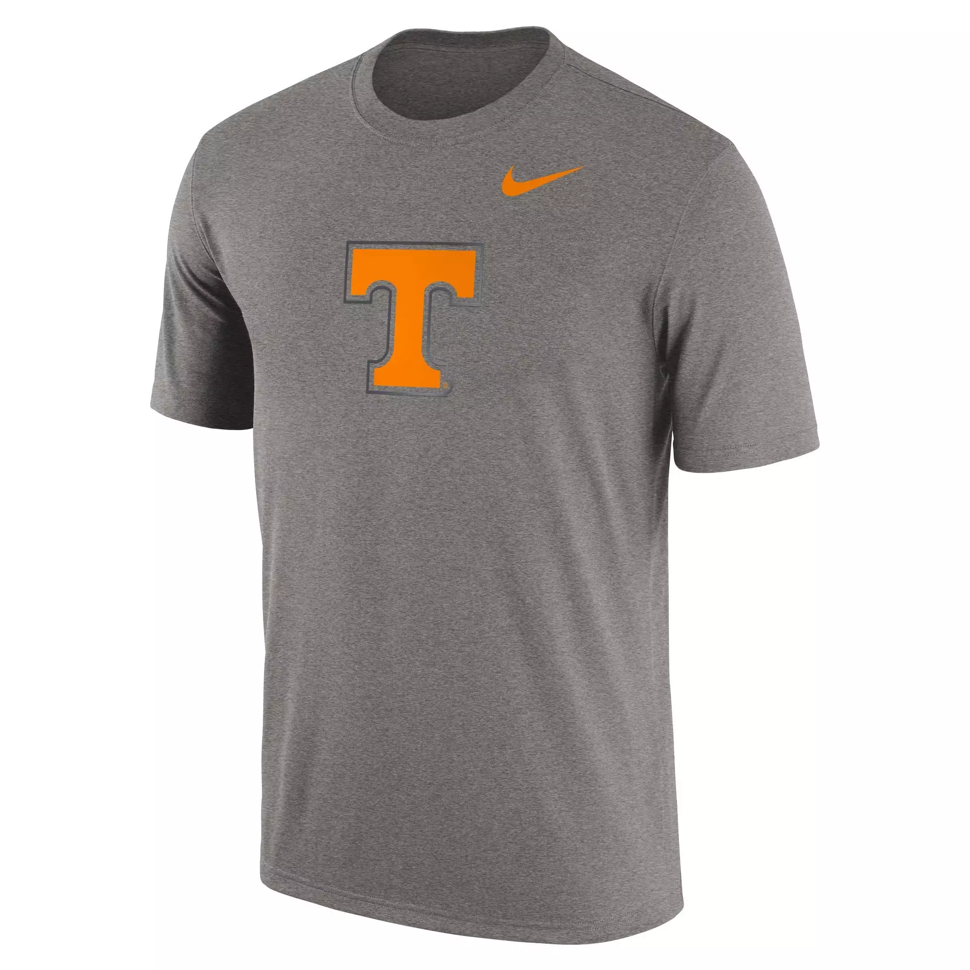 Nike Men's Tennessee Volunteers Authentic Short Sleeve Top - HEATHER/GREY