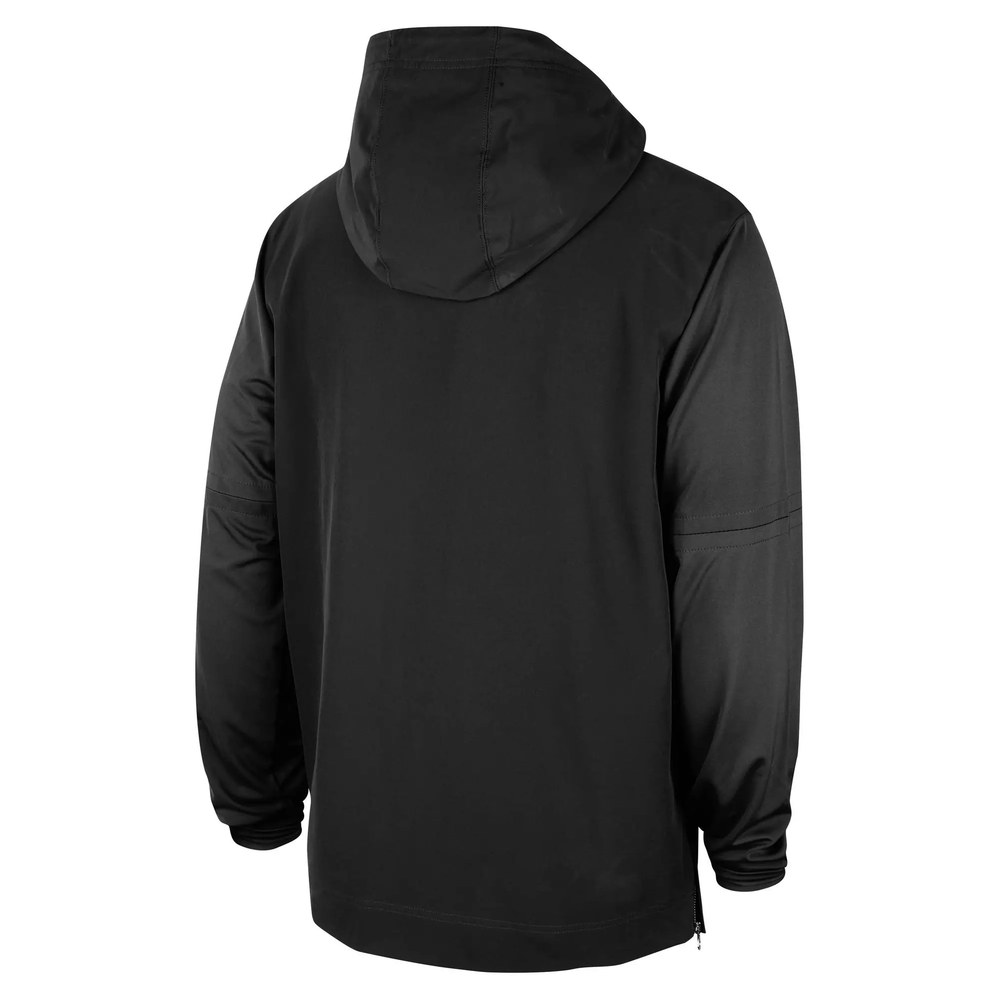 Nike Men's Georgia Bulldogs Lightweight Coaches Fleece Quarter-Zip Jacket - BLACK