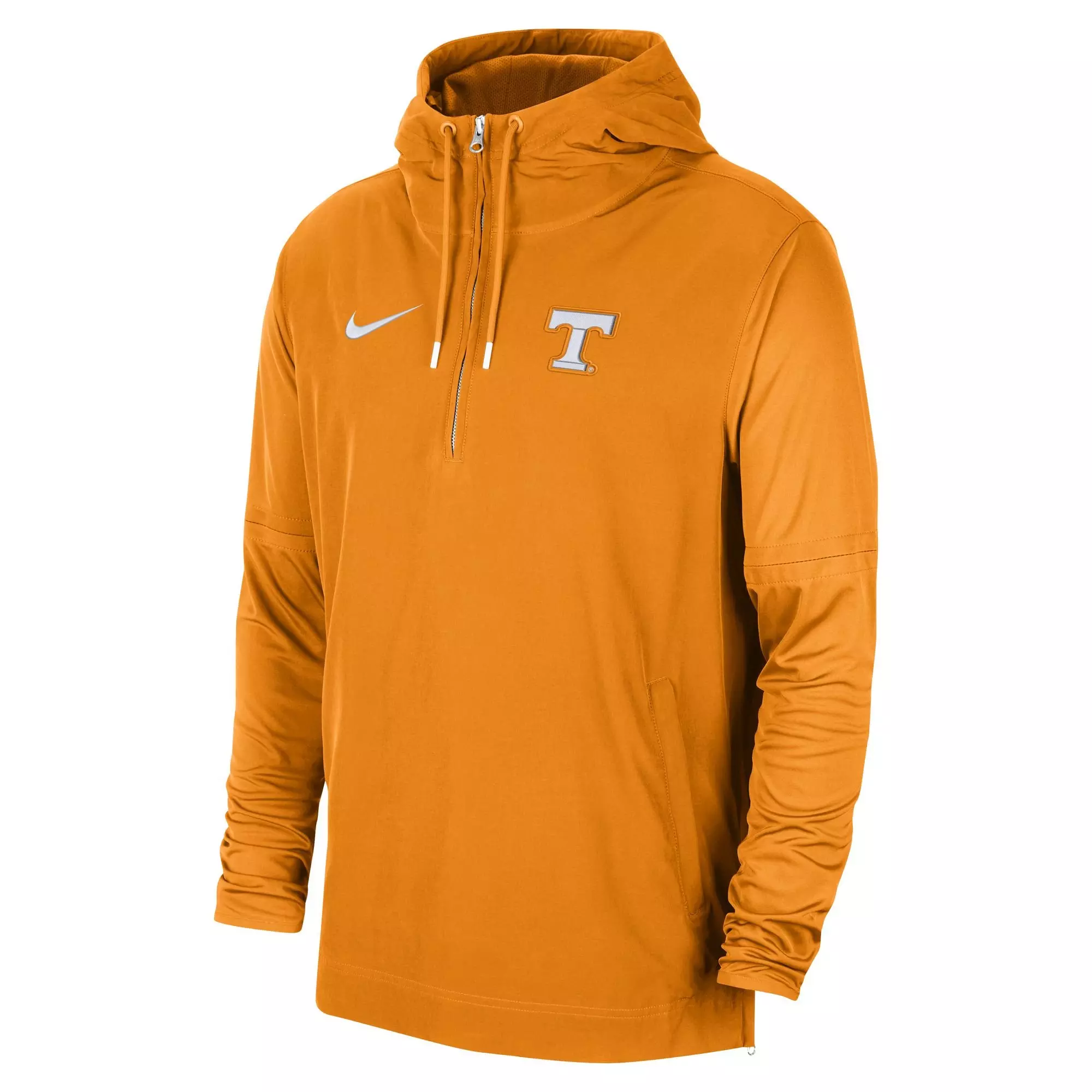 Nike Men's Tennessee Volunteers Lightweight Coaches Fleece Quarter-Zip Jacket - ORANGE