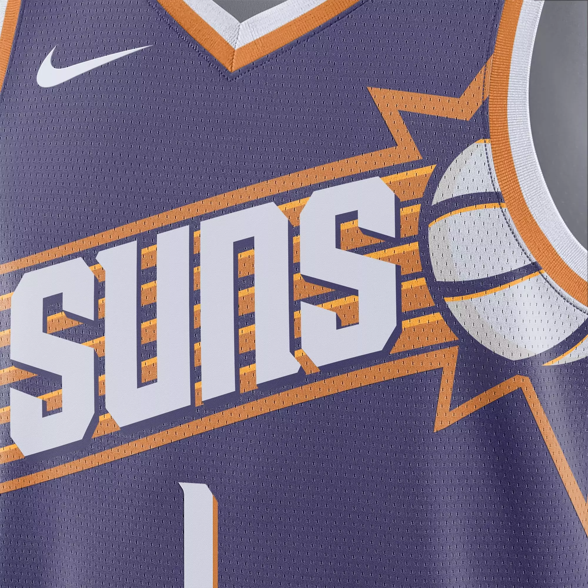 Nike Men's D. Booker Phoenix Suns '23 NBA Swingman Jersey - PURPLE