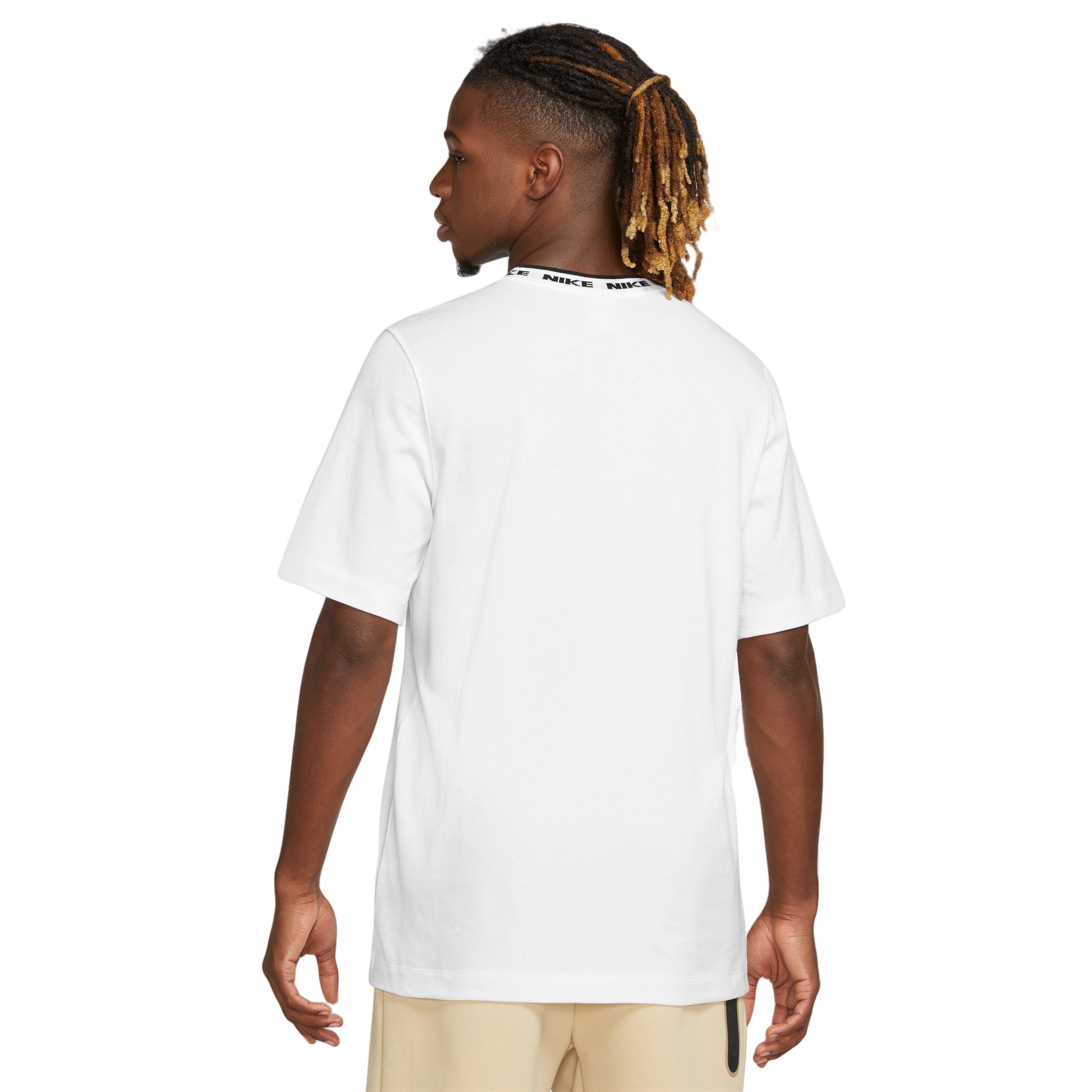 Nike Men's Club LBR Tee - White - WHITE Thumbnail View 2