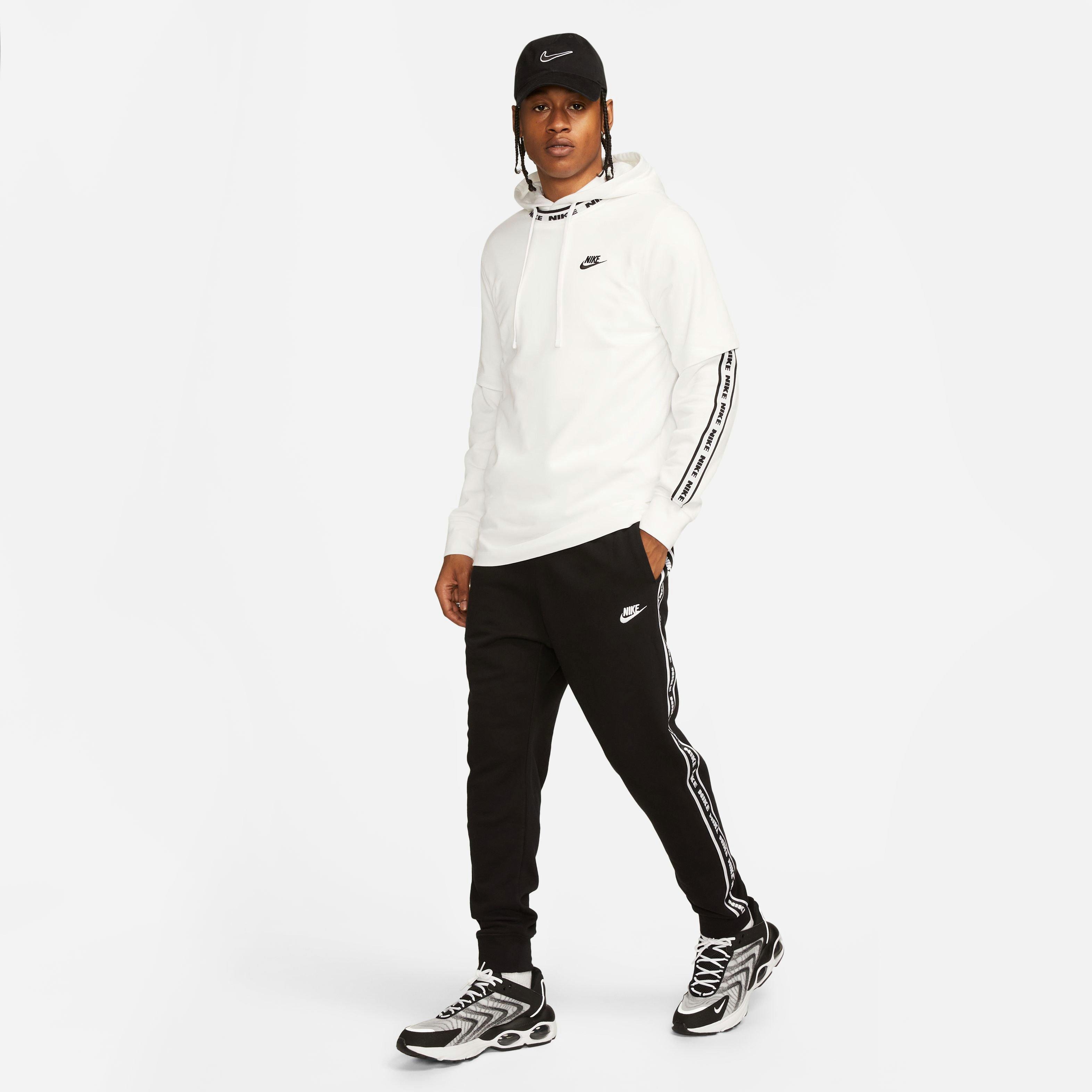 Nike Men's Club LBR Tee - White - WHITE Thumbnail View 6