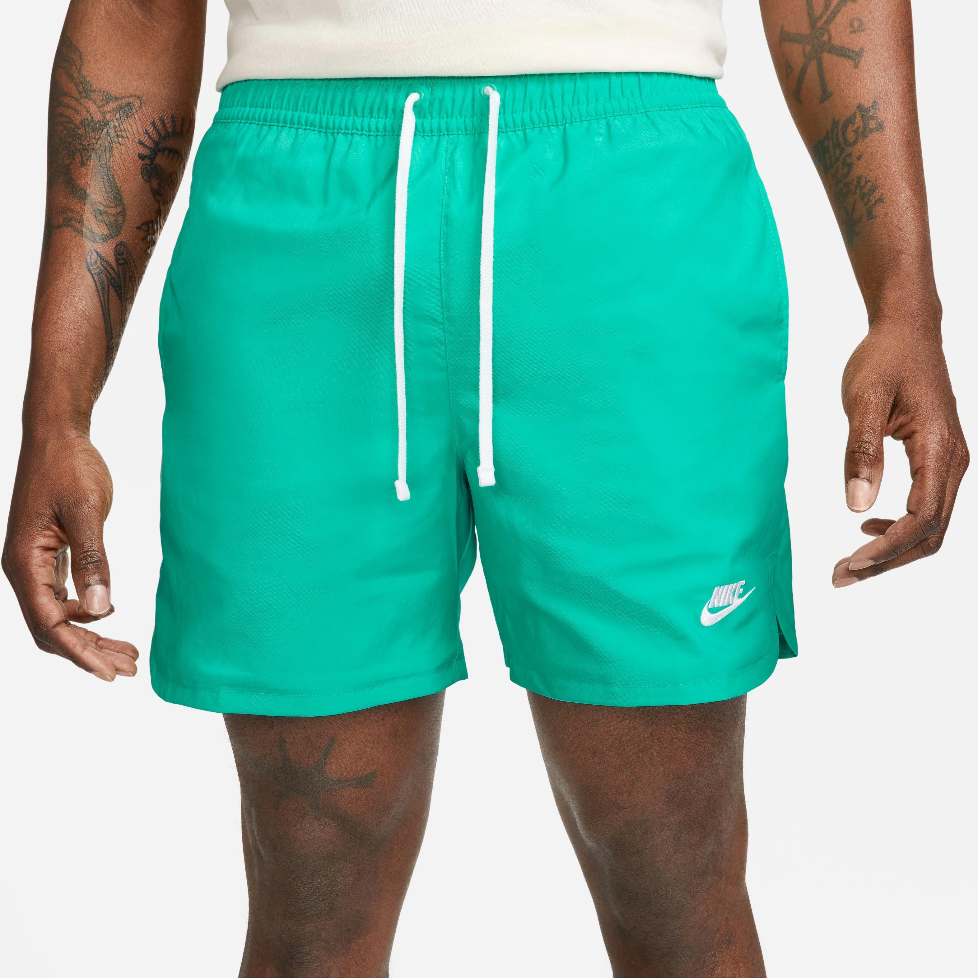 Nike Men's Sportswear Sport Essentials Woven Lined Flow Shorts-Jade - JADE Thumbnail View 10