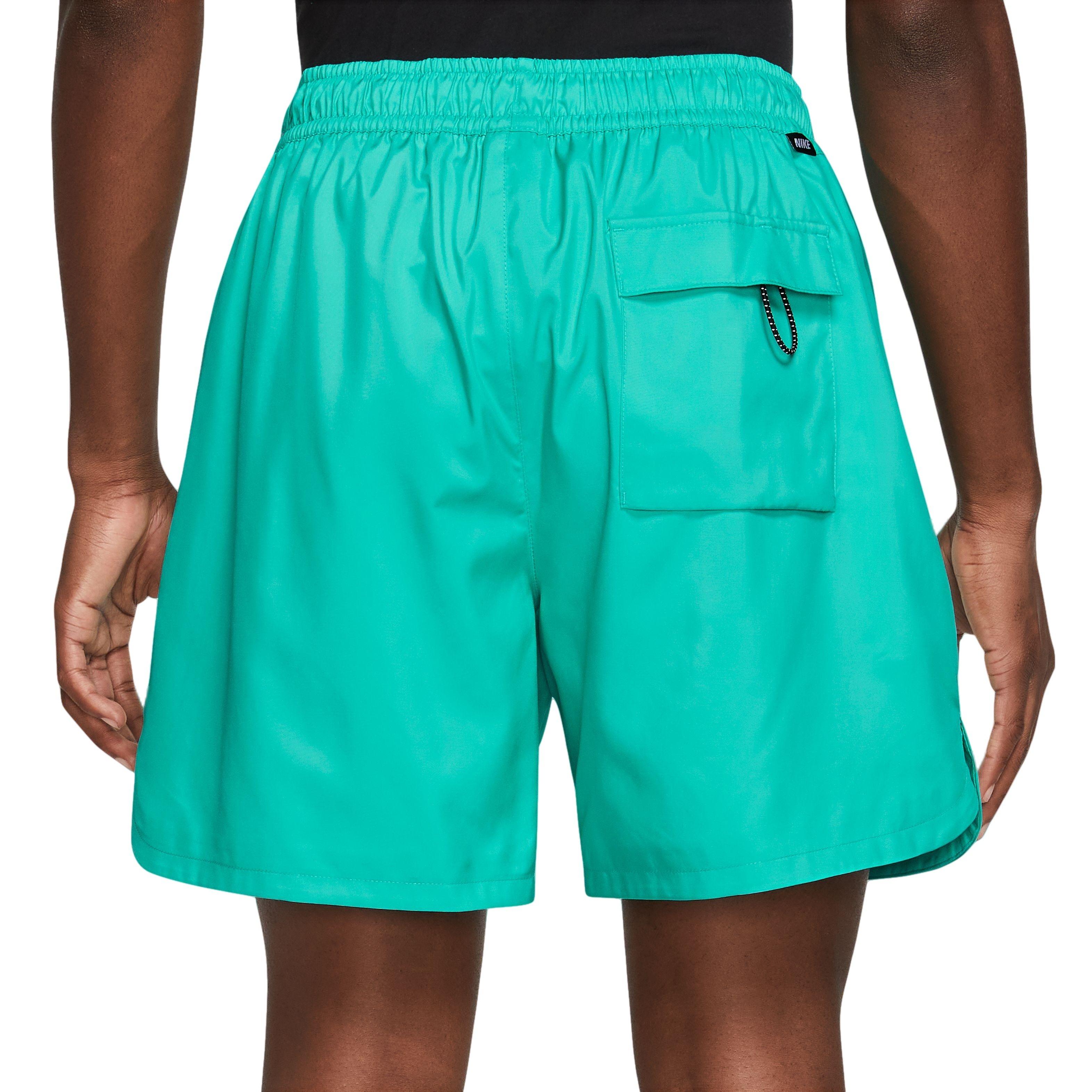 Nike Men's Sportswear Sport Essentials Woven Lined Flow Shorts-Jade - JADE Thumbnail View 2