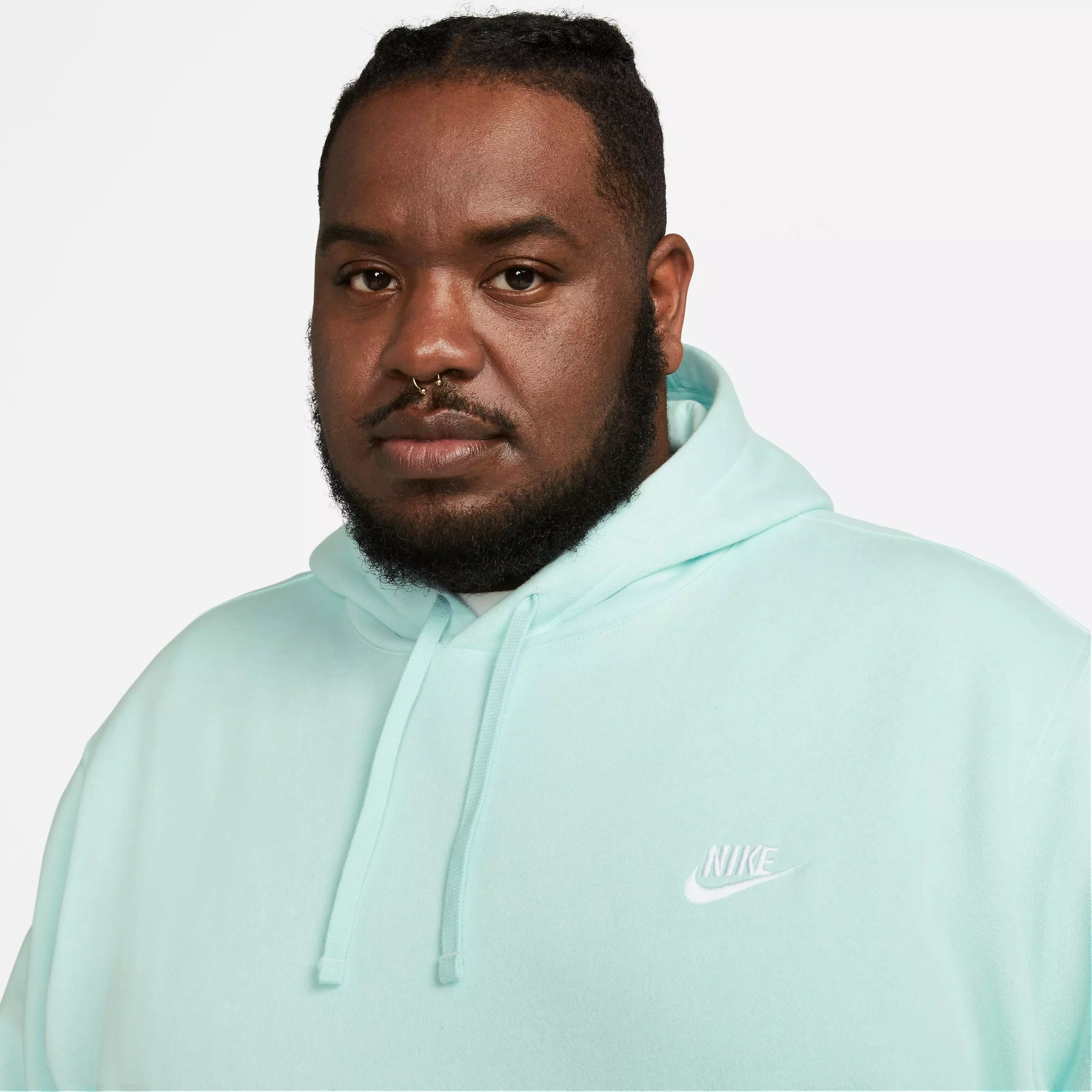 Nike Men's Sportswear Club Fleece Pullover Hoodie-Jade - JADE