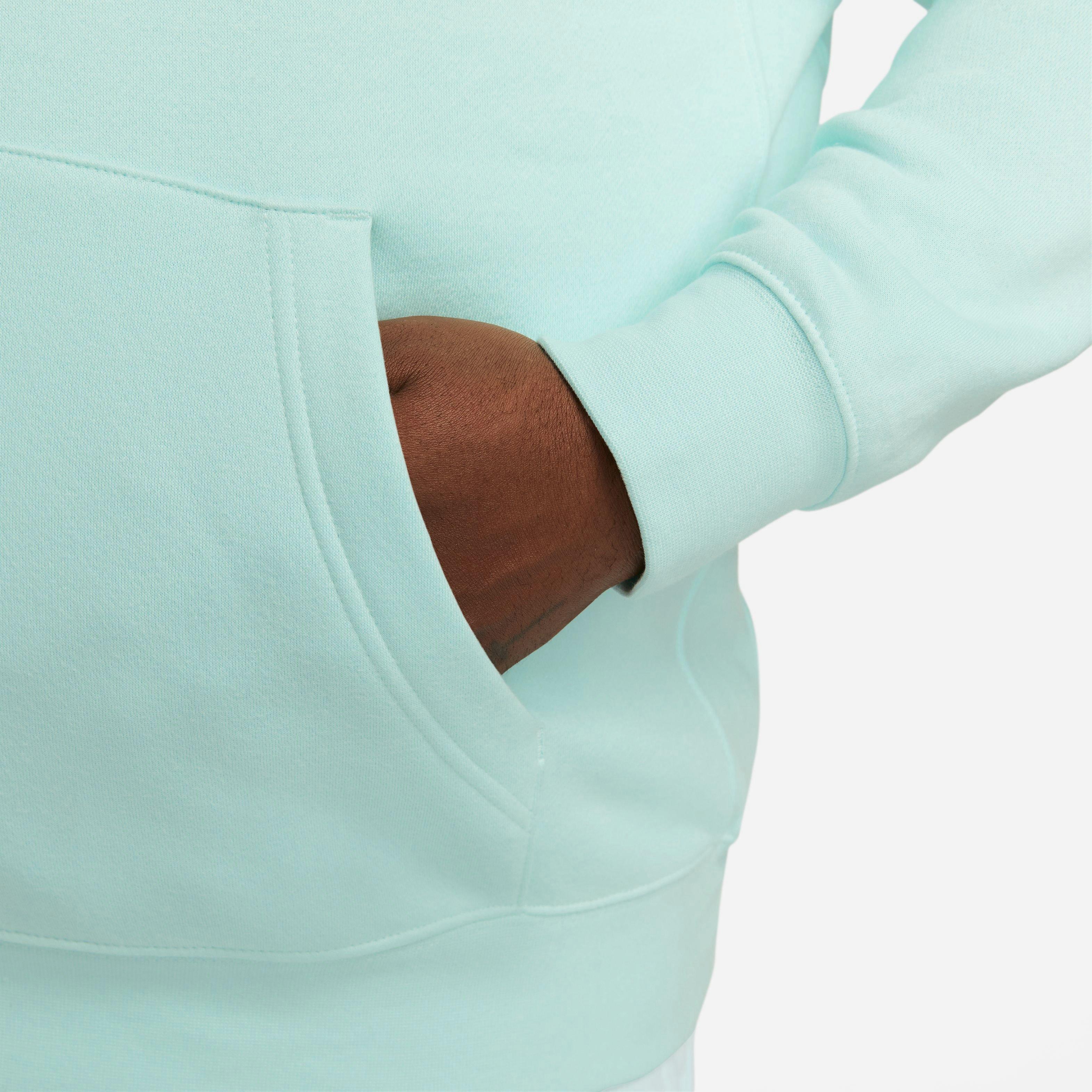 Nike Men's Sportswear Club Fleece Pullover Hoodie-Jade - JADE Thumbnail View 10