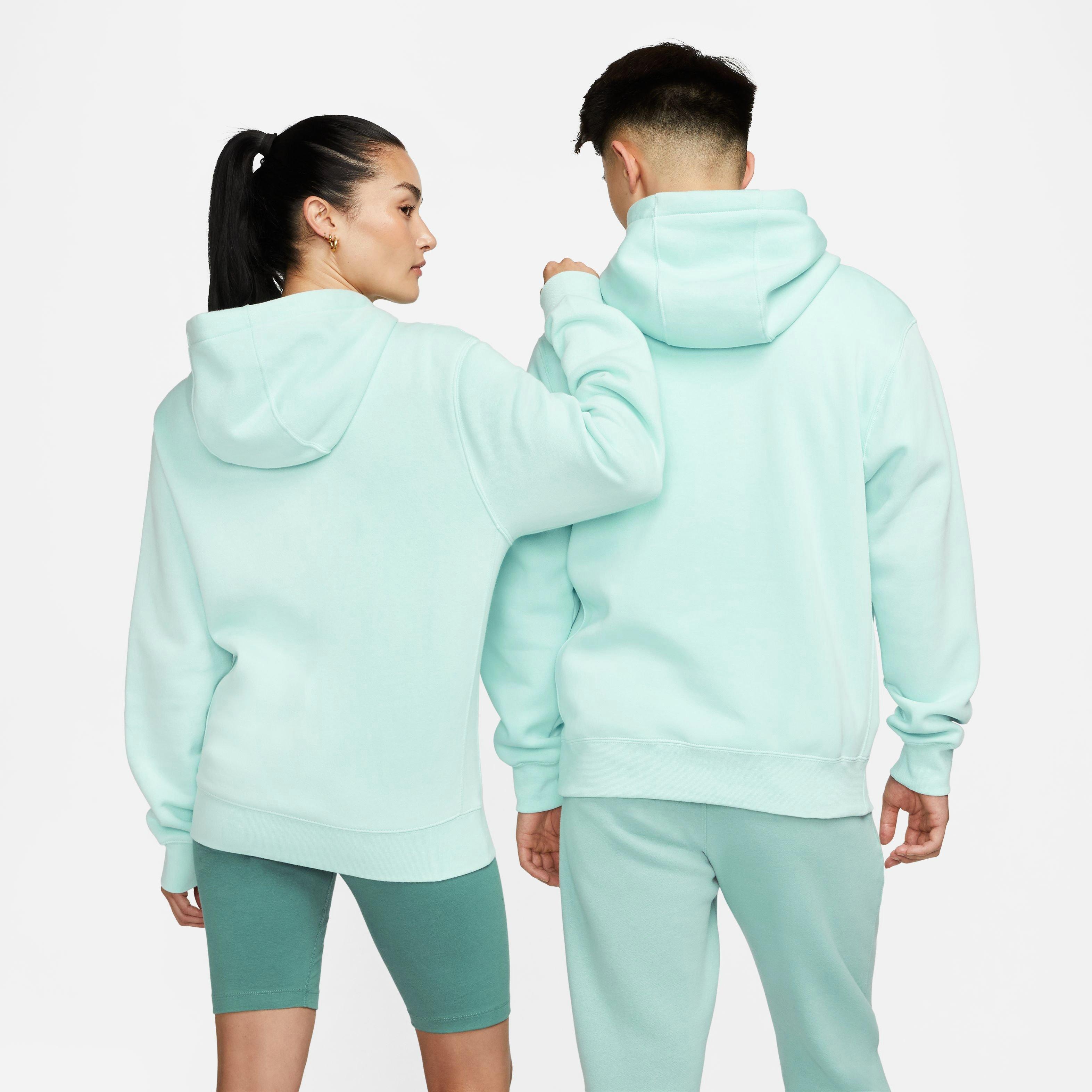 Nike Men's Sportswear Club Fleece Pullover Hoodie-Jade - JADE Thumbnail View 7