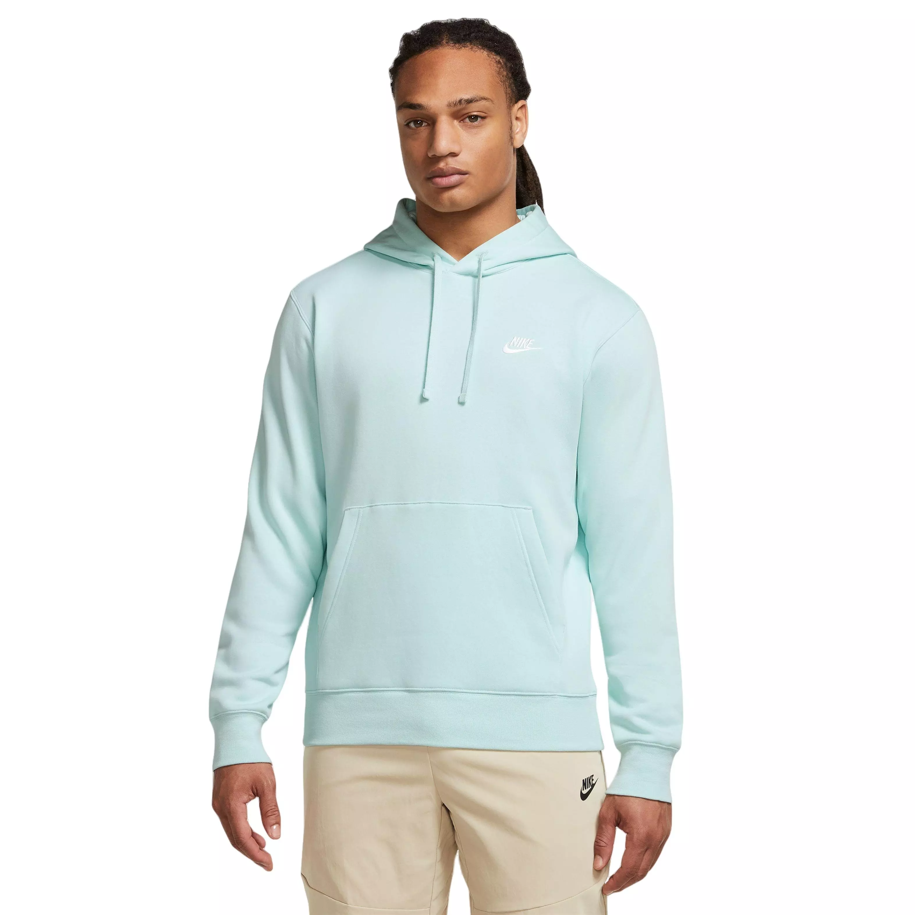 Nike Men's Sportswear Club Fleece Pullover Hoodie-Jade - JADE