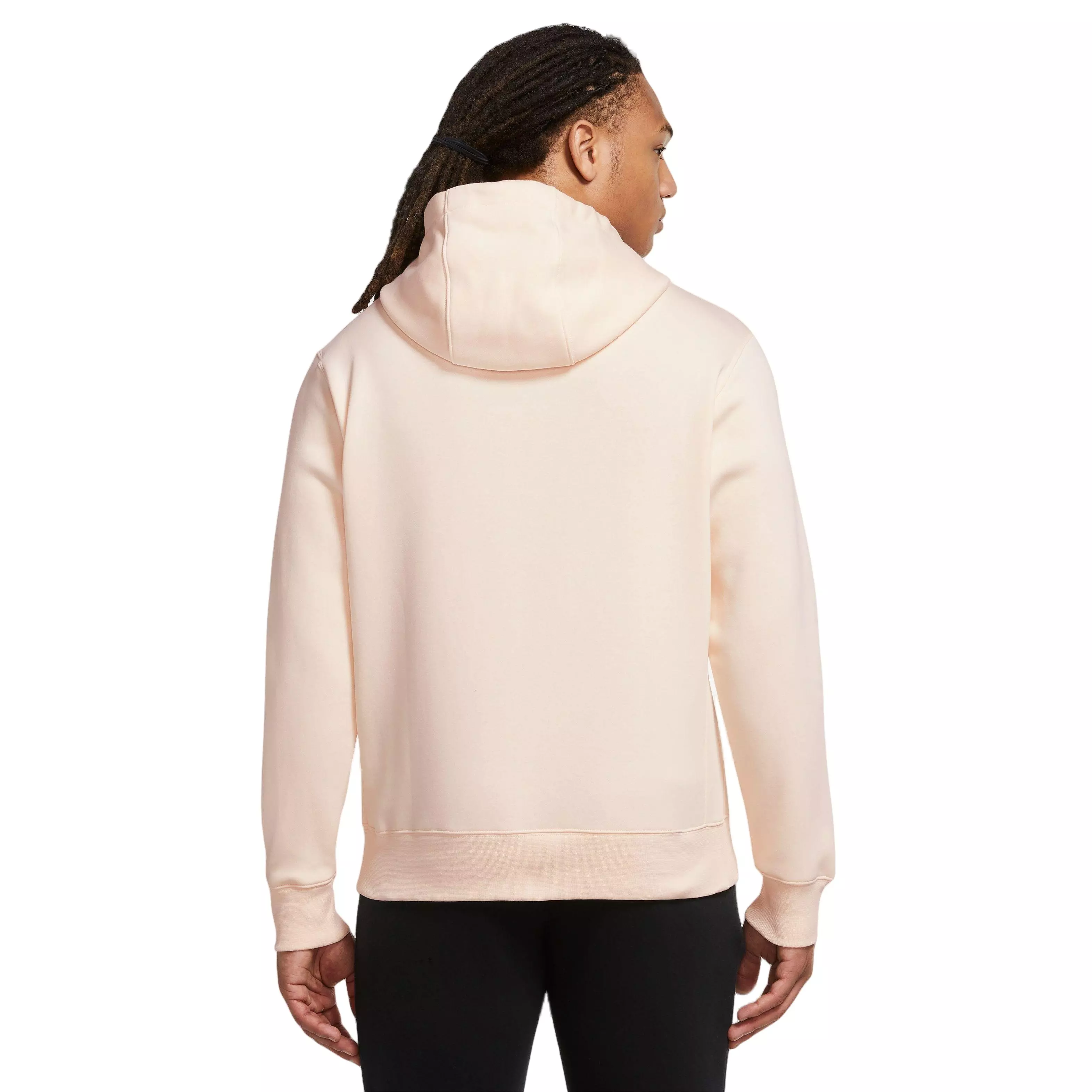 Nike Men's Sportswear Club Fleece Pullover Hoodie-Lt Pink - LT PINK