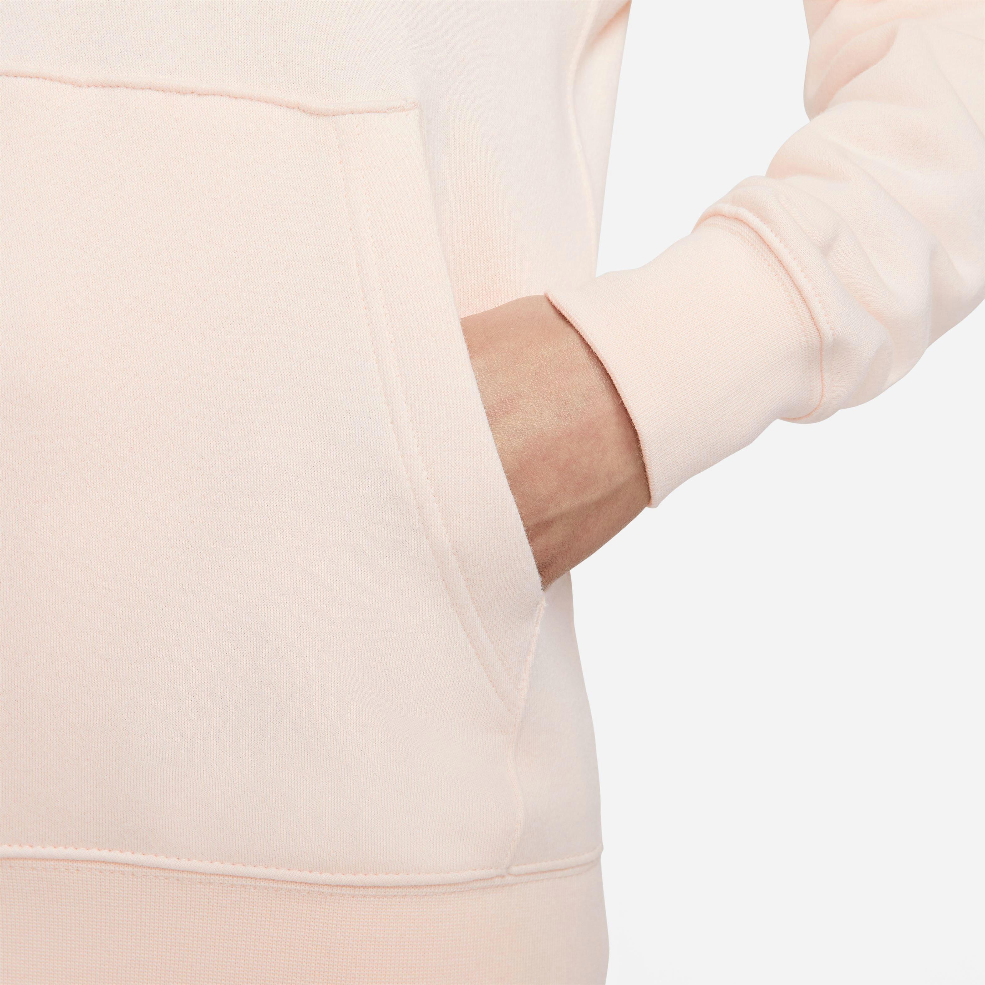 Nike Men's Sportswear Club Fleece Pullover Hoodie-Lt Pink - LT PINK Thumbnail View 14