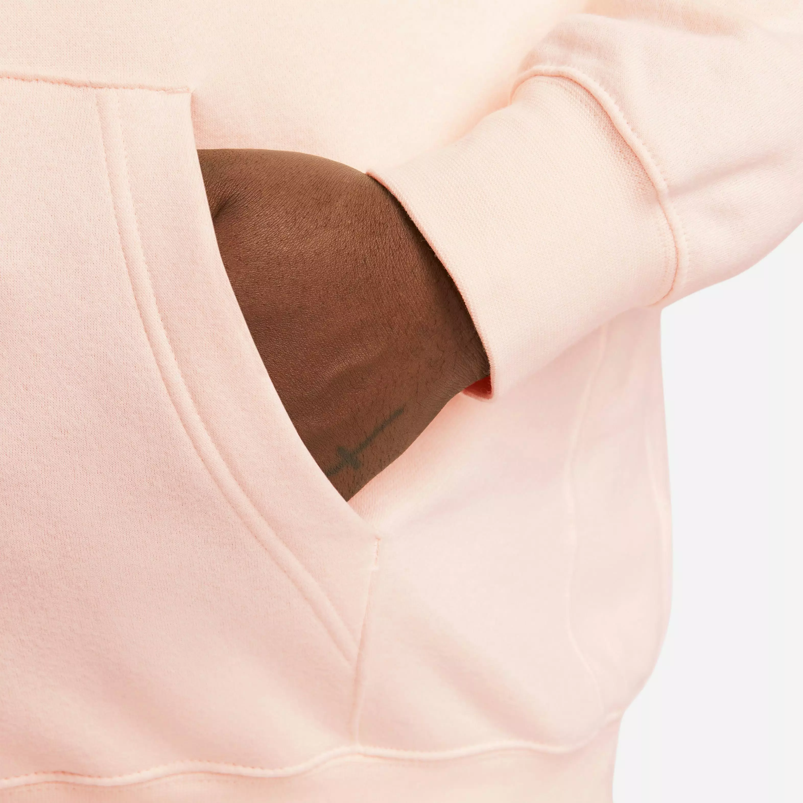 Nike Men's Sportswear Club Fleece Pullover Hoodie-Lt Pink - LT PINK