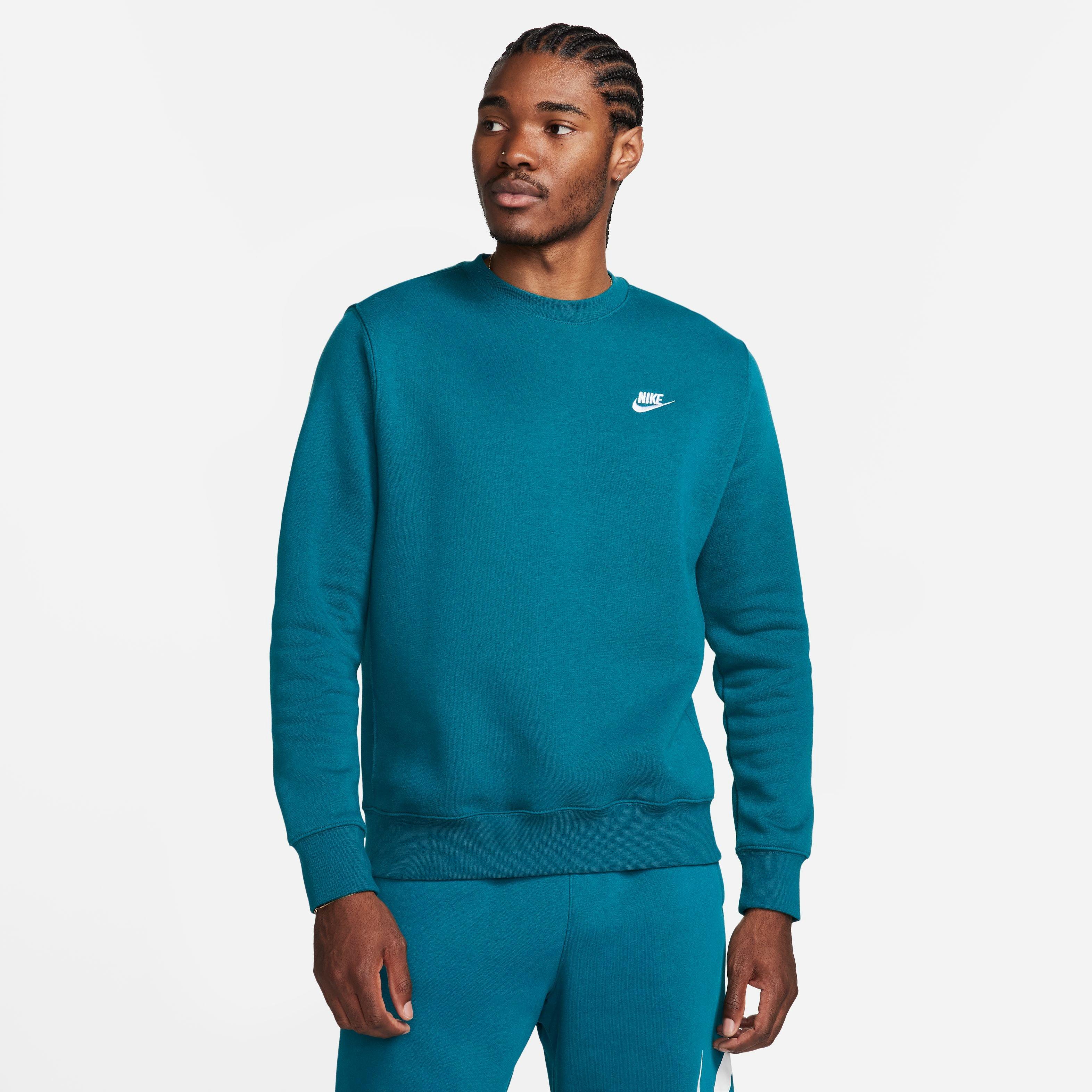 Nike club best sale sweatshirt blue