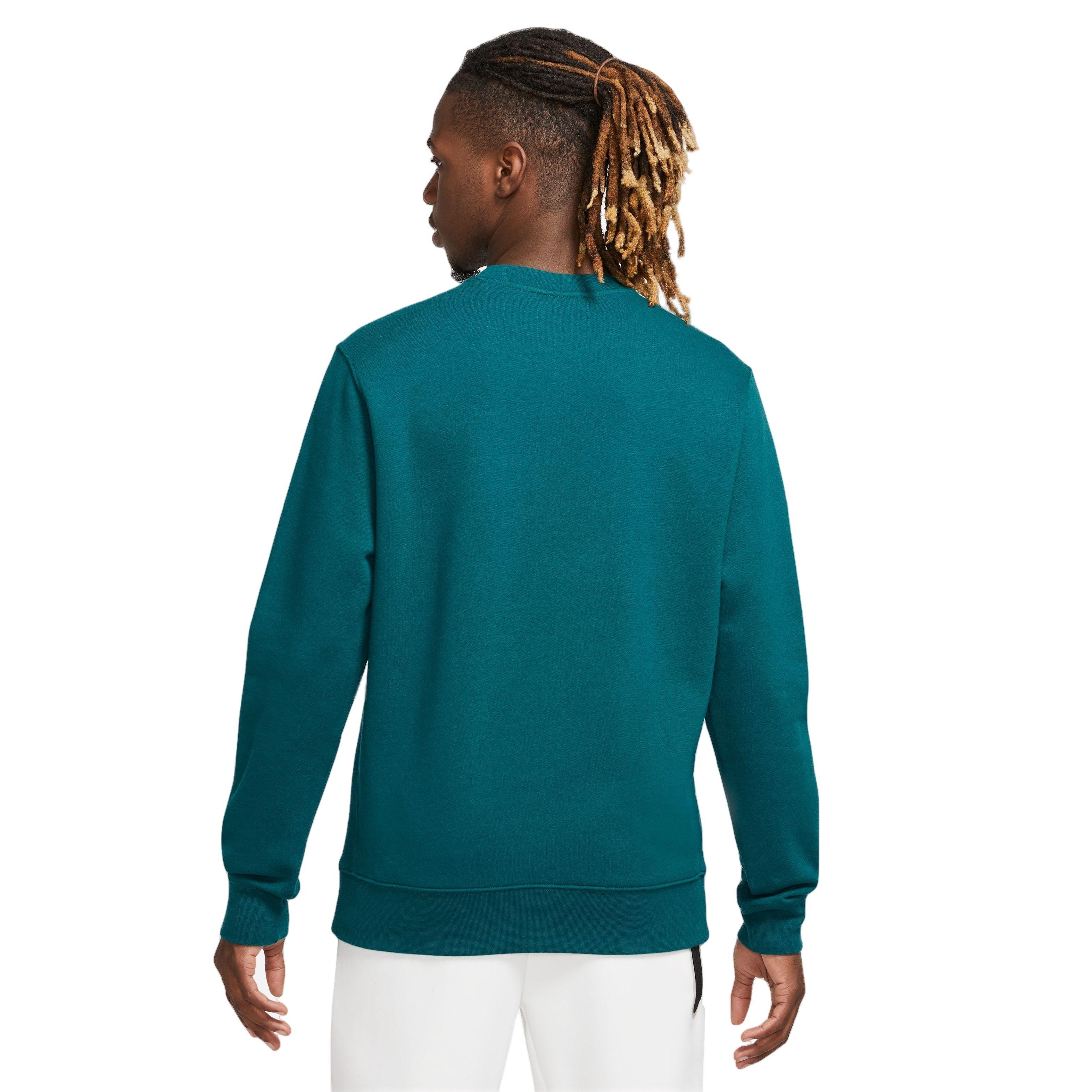 Nike teal discount crew neck sweatshirt