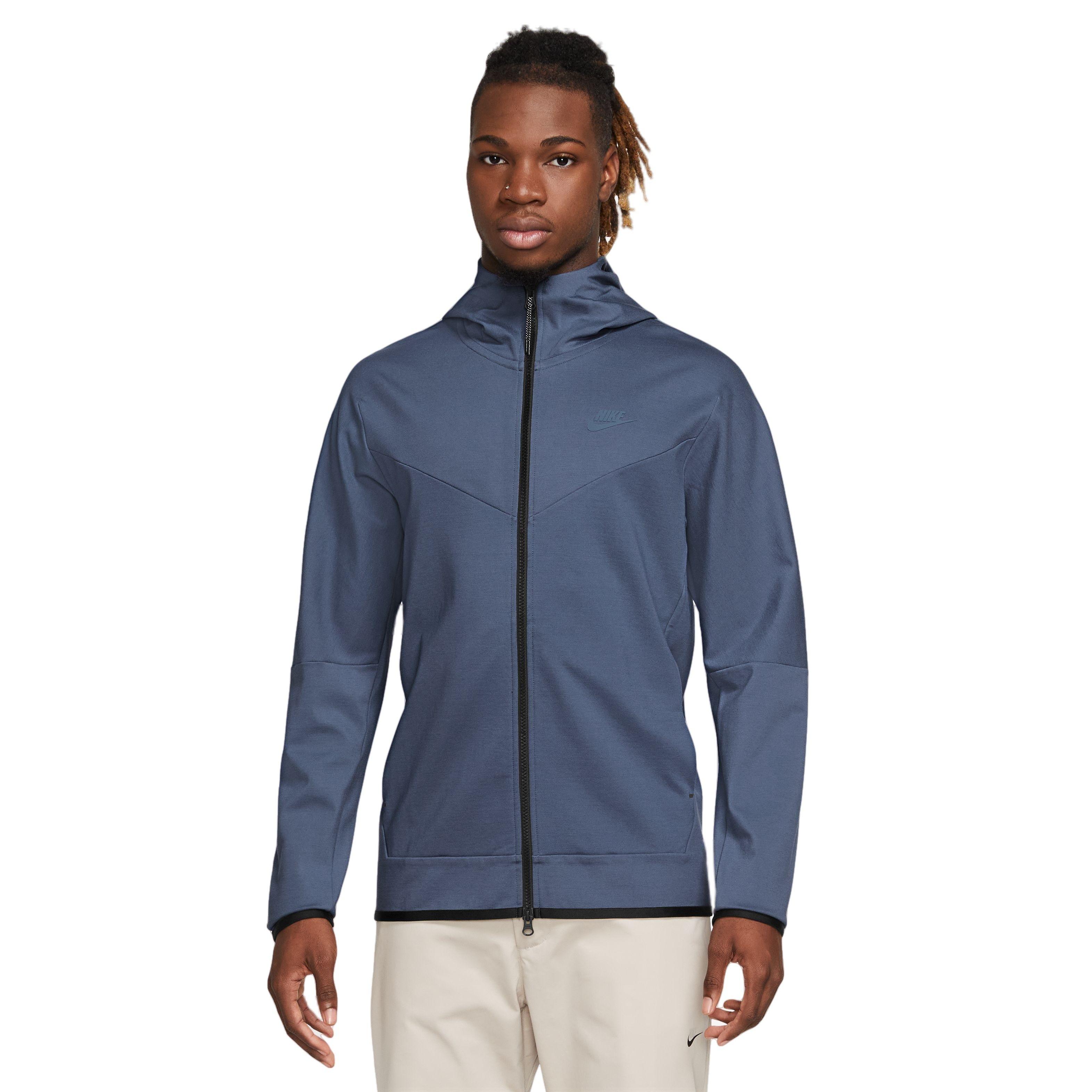 Nike Men's Sportswear Tech Lightweight FullZip Hooded JacketBlue Hibbett City Gear
