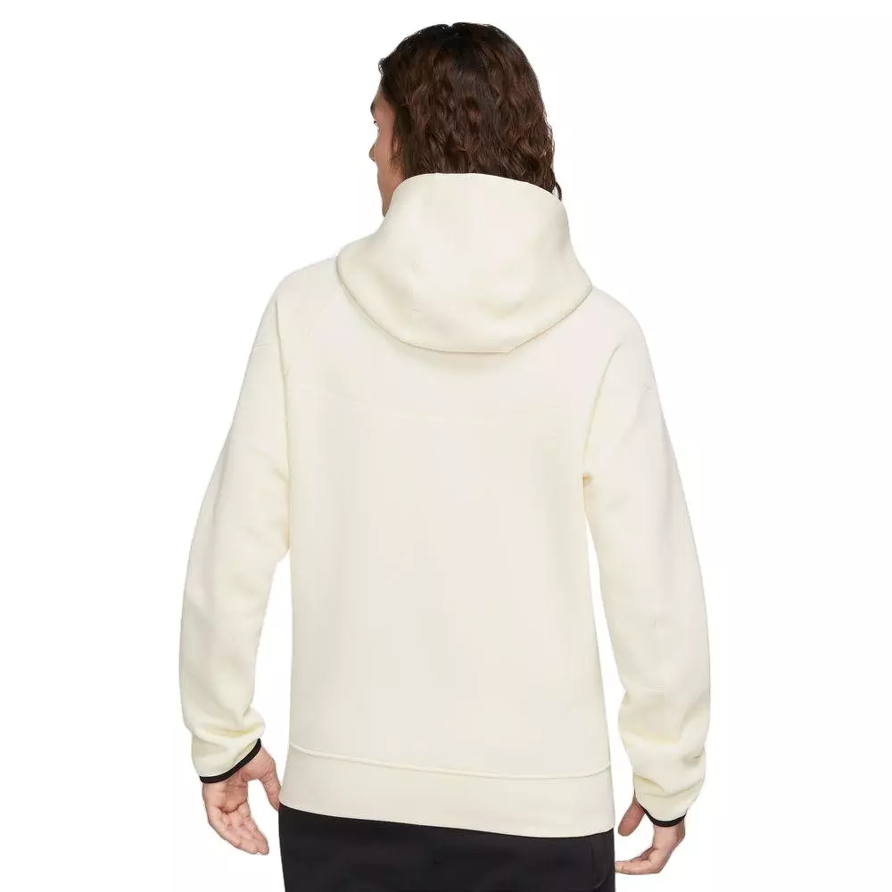 Nike Men's Tech Fleece Full Zip Windrunner Hoodie - Coconut Milk - CREAM