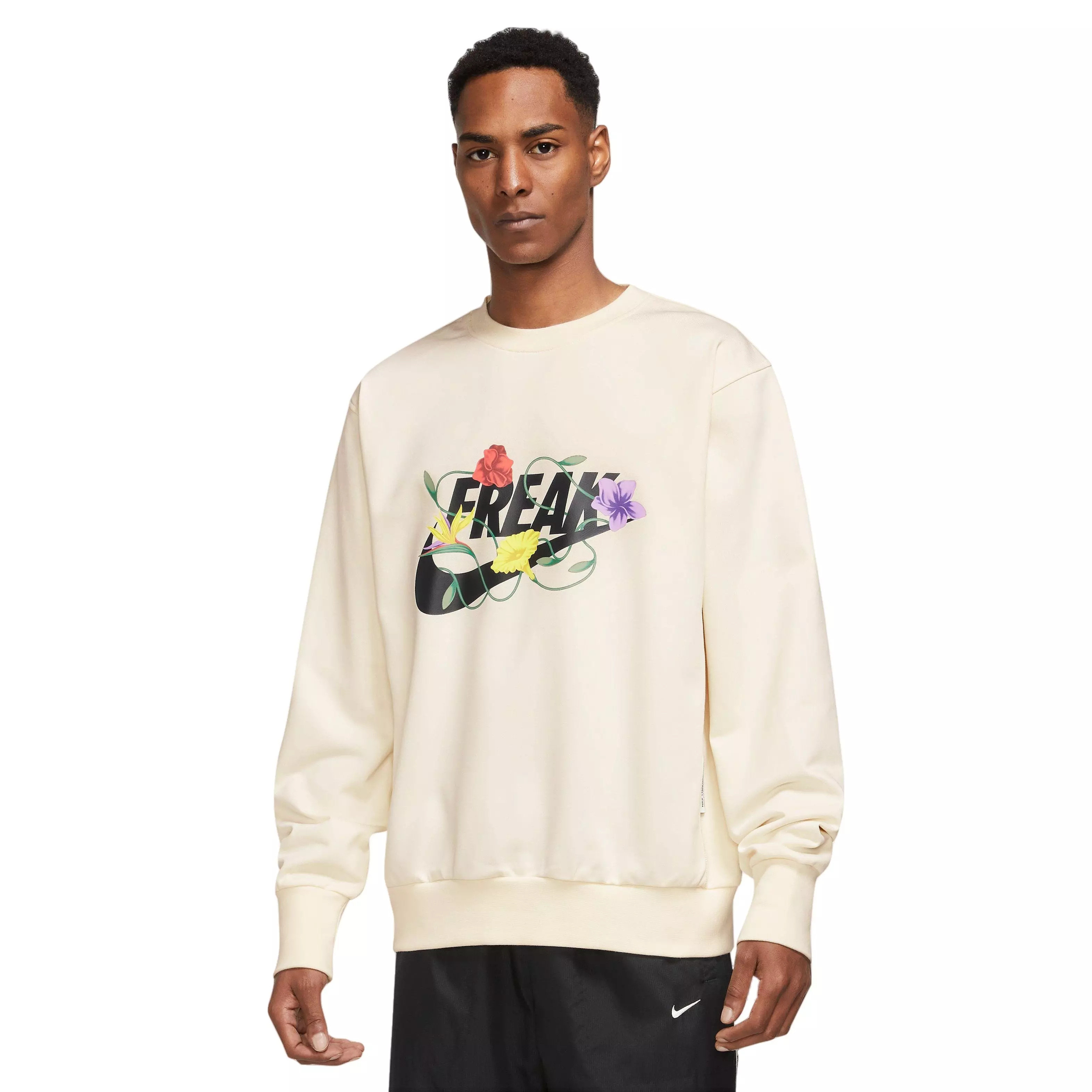 Nike Giannis Standard Issue Basketball Crew - IVORY