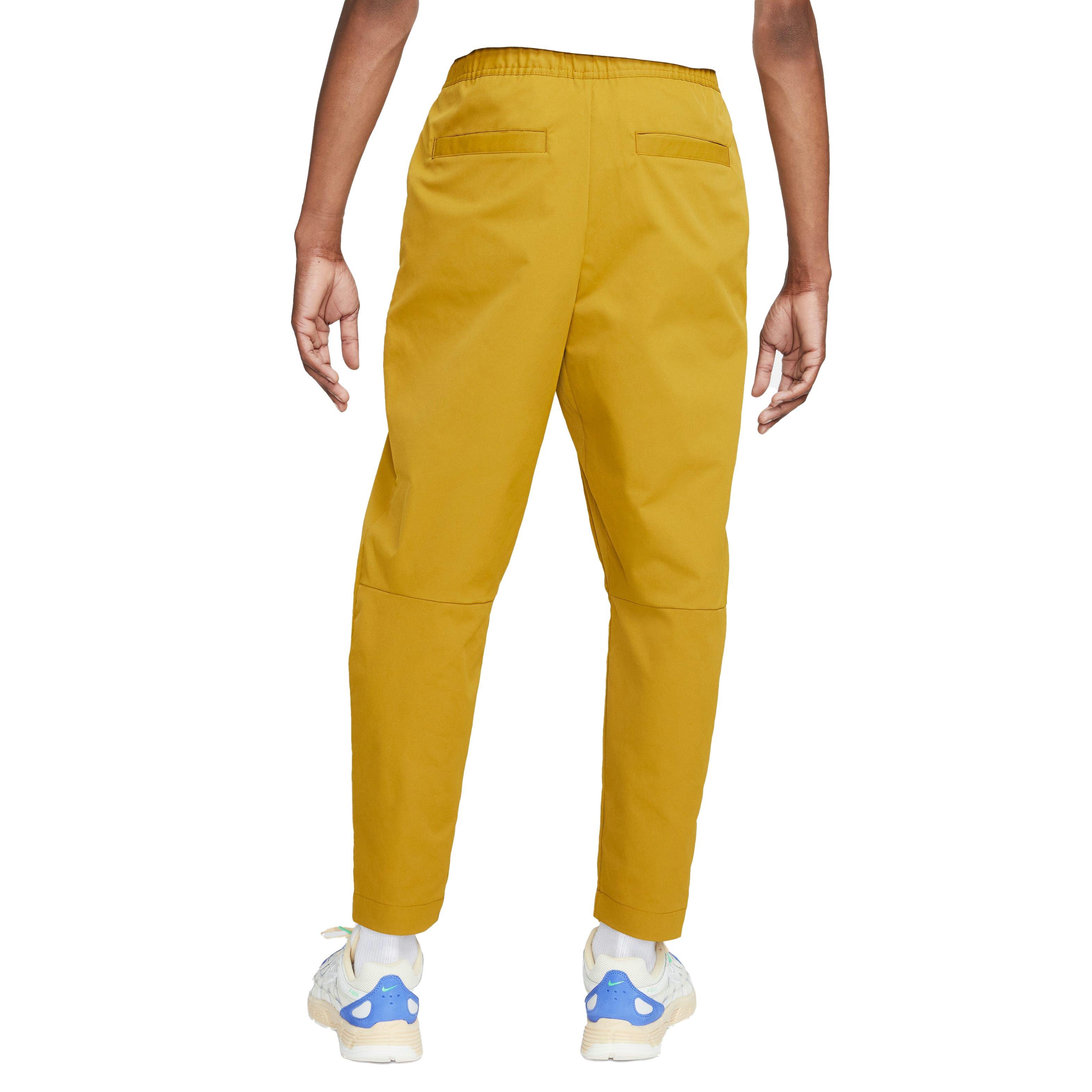 Nike Men's Club Woven Taper Pants - Brozine - GOLD Thumbnail View 4