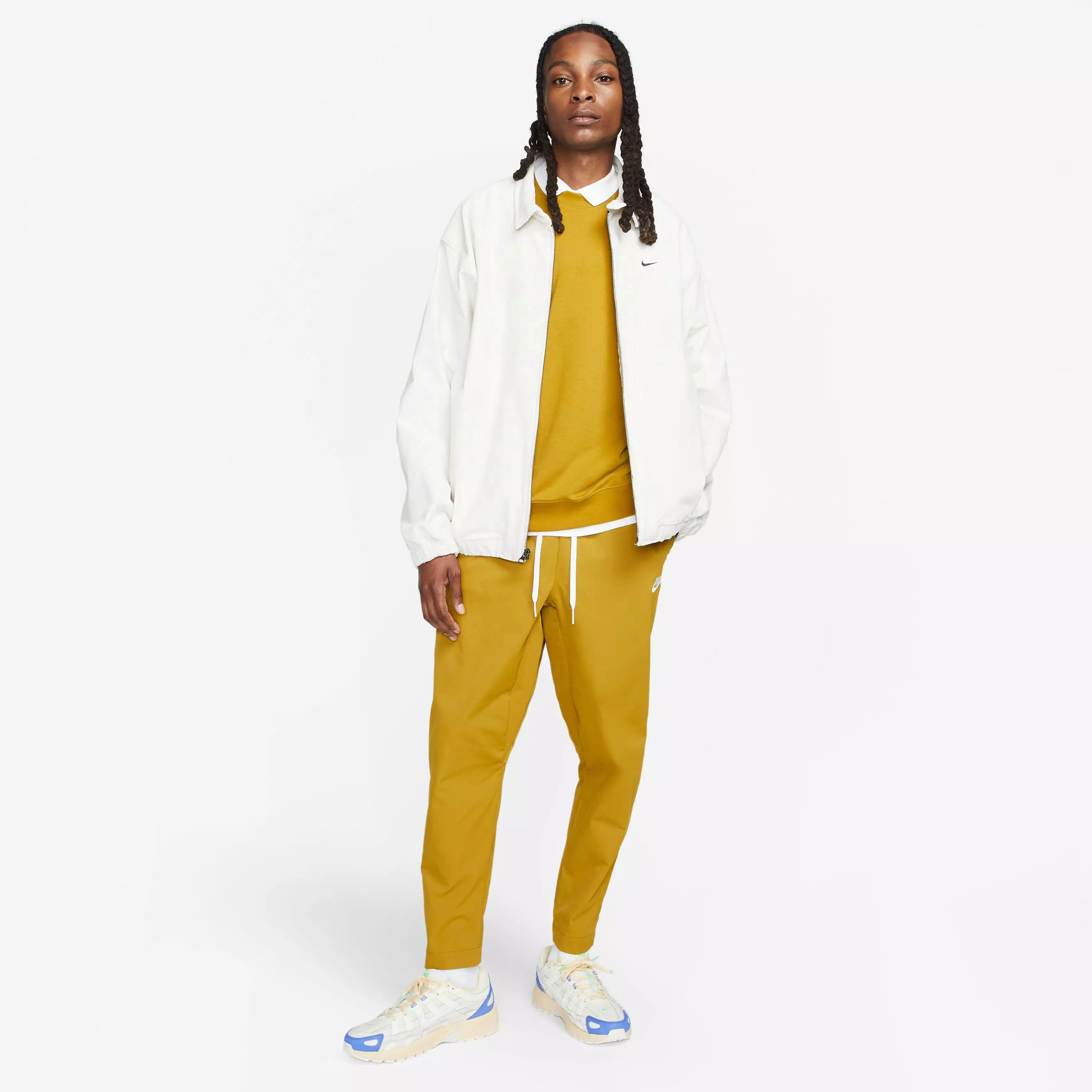 Nike Men's Club Woven Taper Pants - Brozine - GOLD