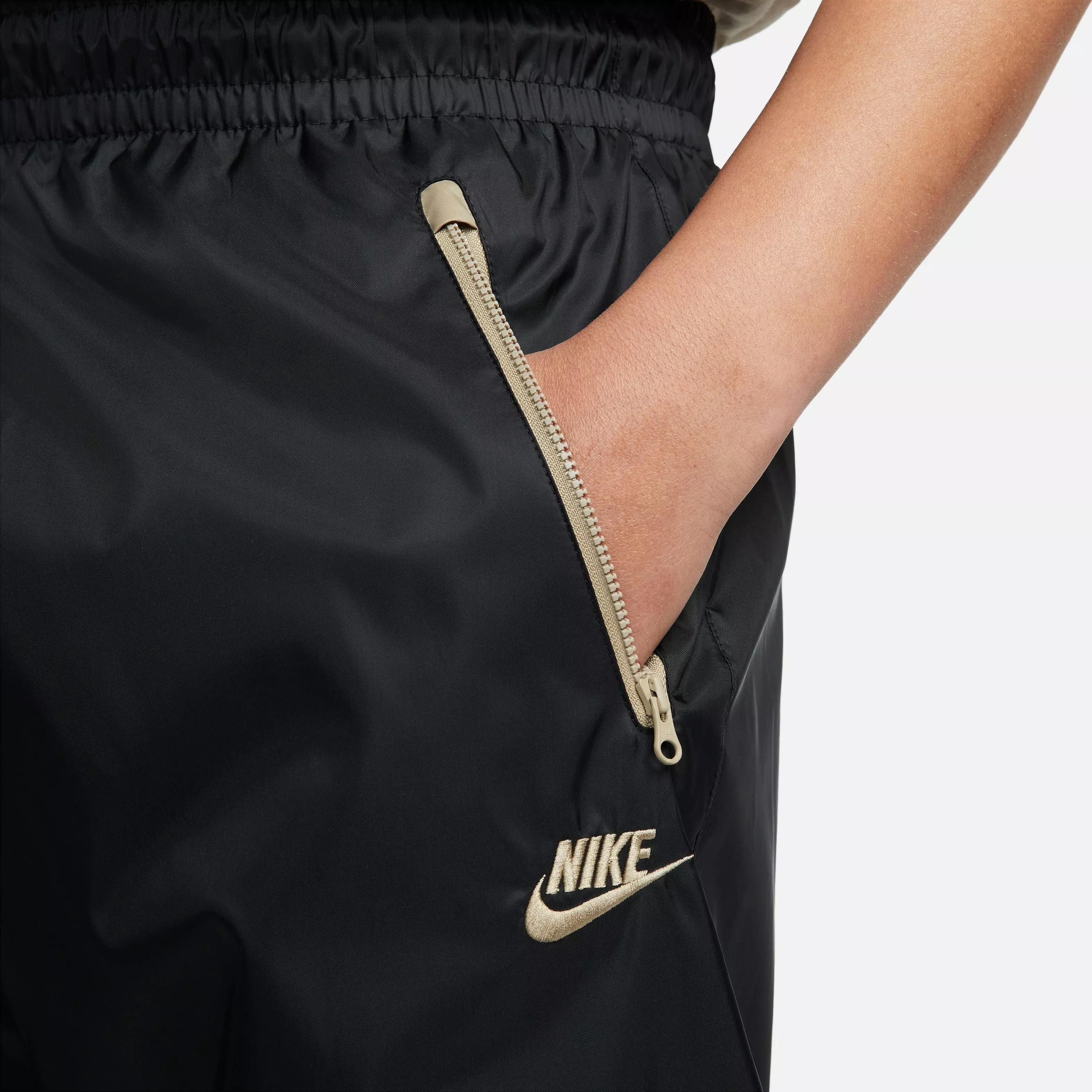 Nike Men's Windrunner Woven Land Jogger - Black/Khaki - BLACK/KHAKI