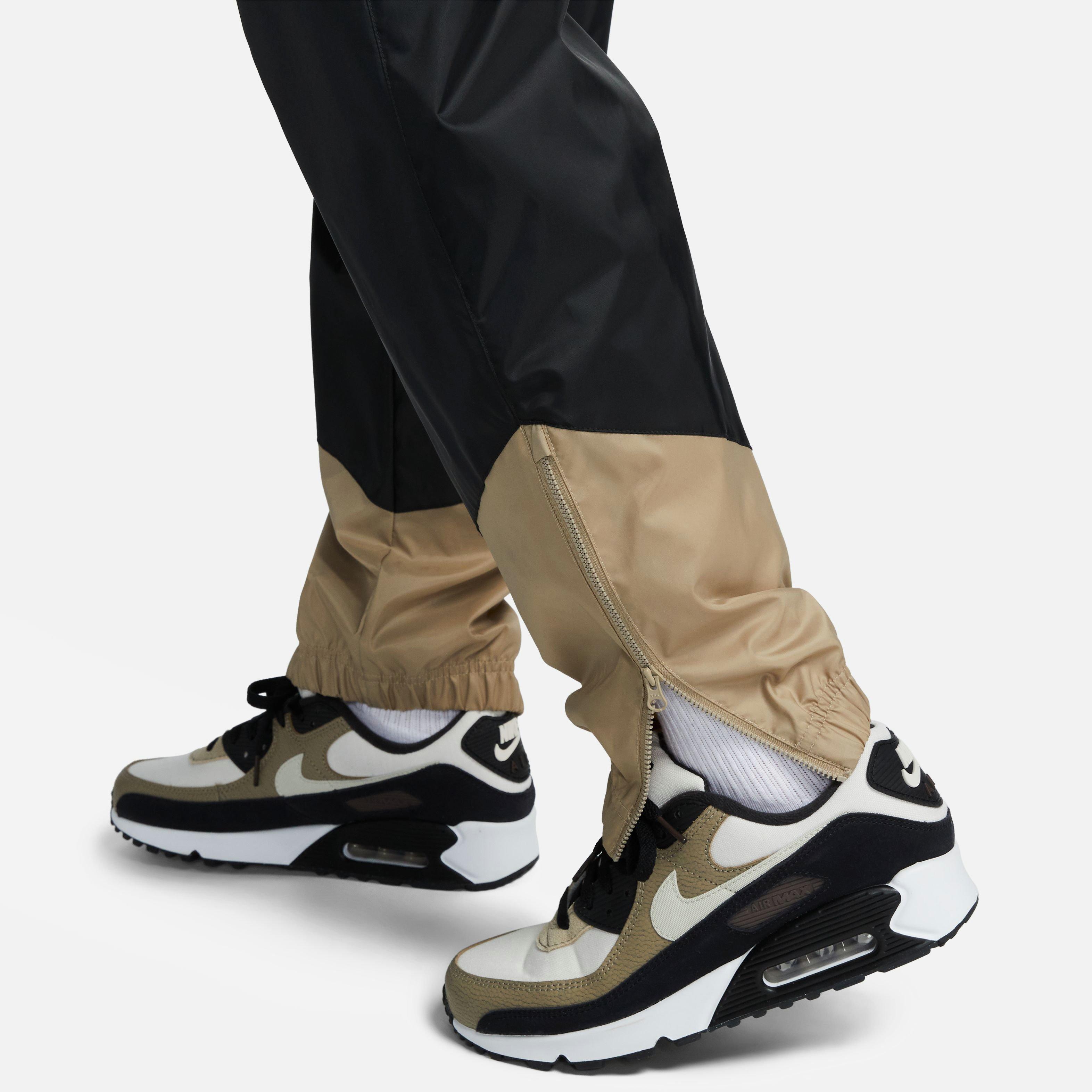 Nike Men's Windrunner Woven Land Jogger - Black/Khaki - BLACK/KHAKI Thumbnail View 7