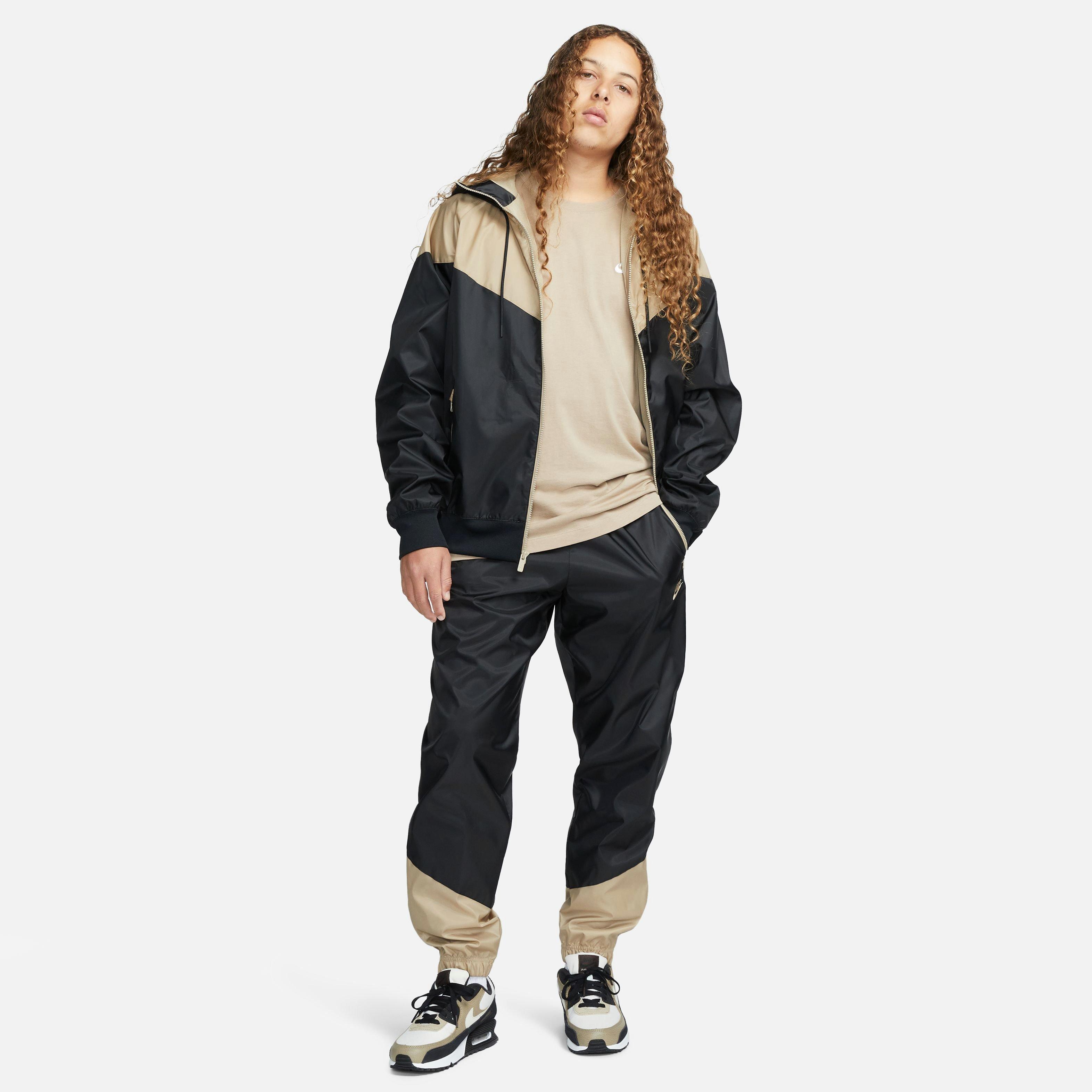 Nike Men's Windrunner Woven Land Jogger - Black/Khaki - BLACK/KHAKI Thumbnail View 3