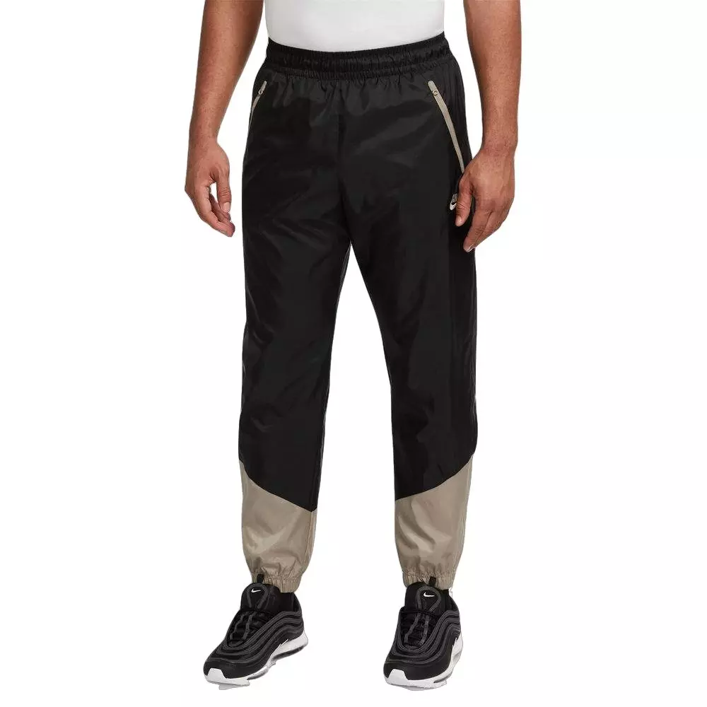 Nike Men's Windrunner Woven Land Jogger - Black/Khaki - BLACK/KHAKI