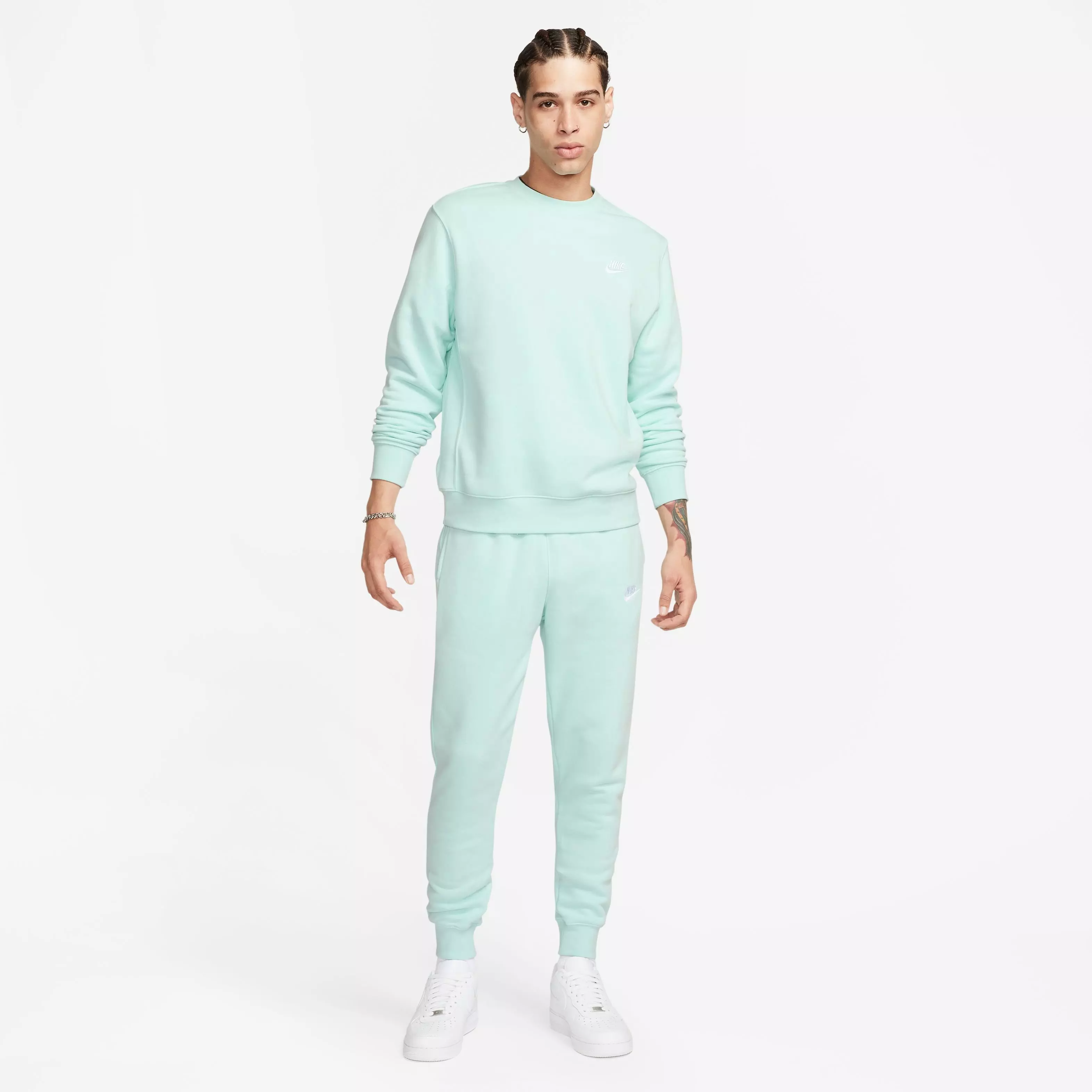 Nike Men's Sportswear Club Fleece Joggers-Jade - JADE