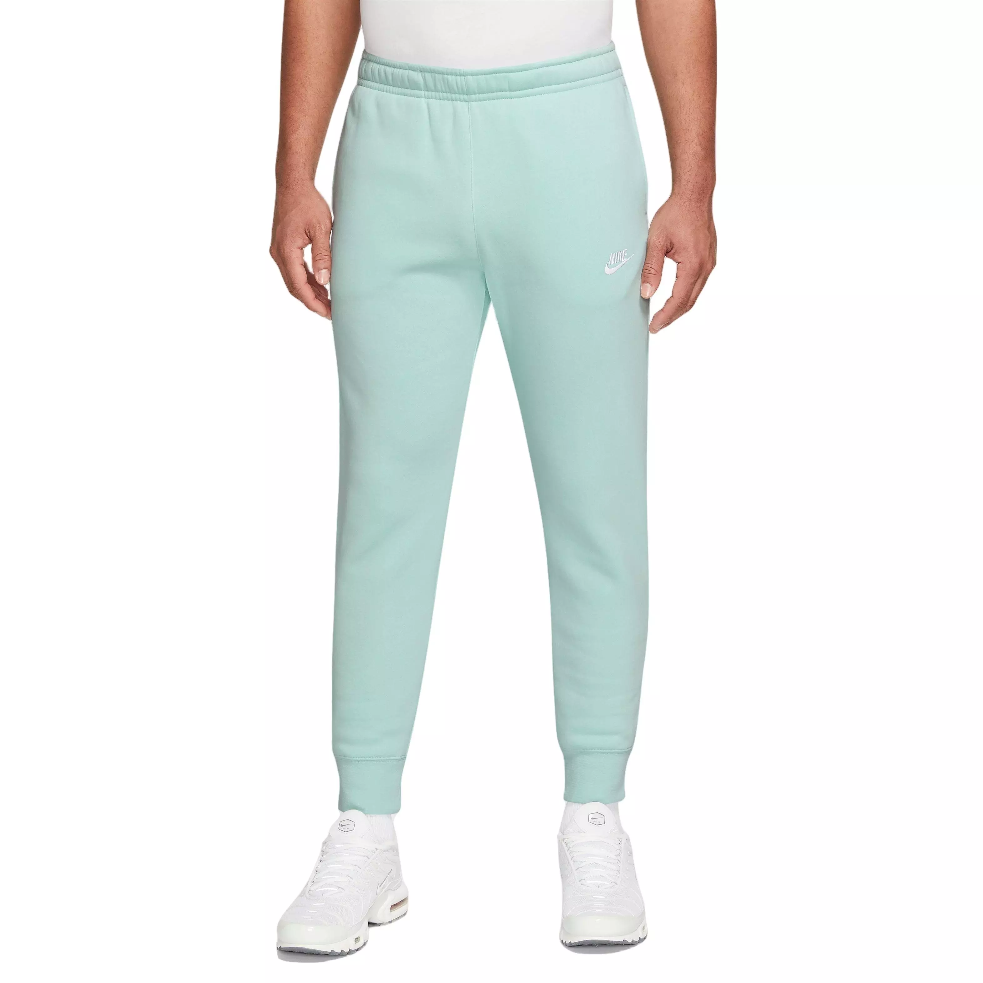  Nike Sportswear Club Fleece Men's Joggers (US, Alpha, Small,  Regular, Regular, Jade Ice/Jade Ice/White) : Clothing, Shoes & Jewelry