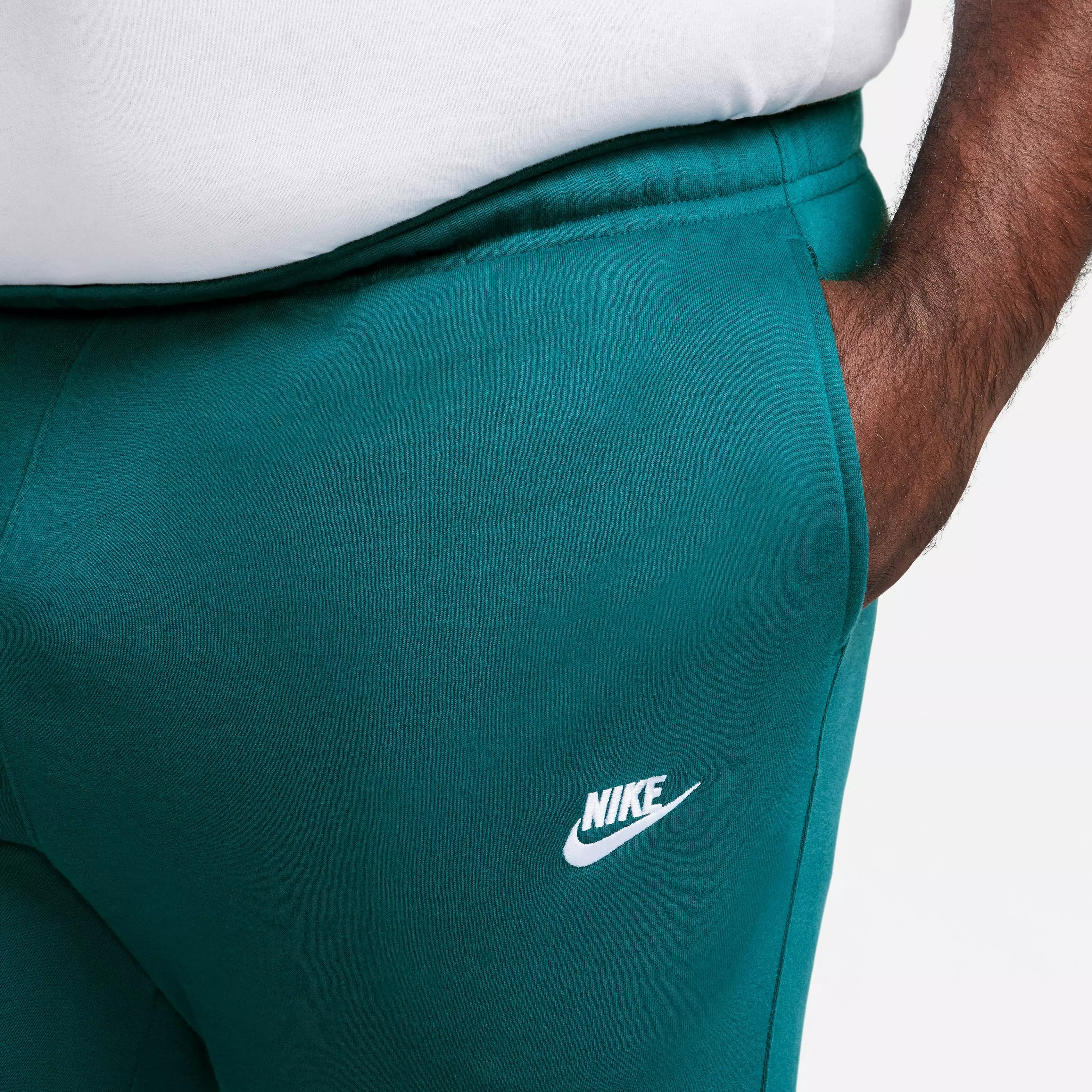 Nike Men's Sportswear Club Fleece Joggers-Teal - TEAL