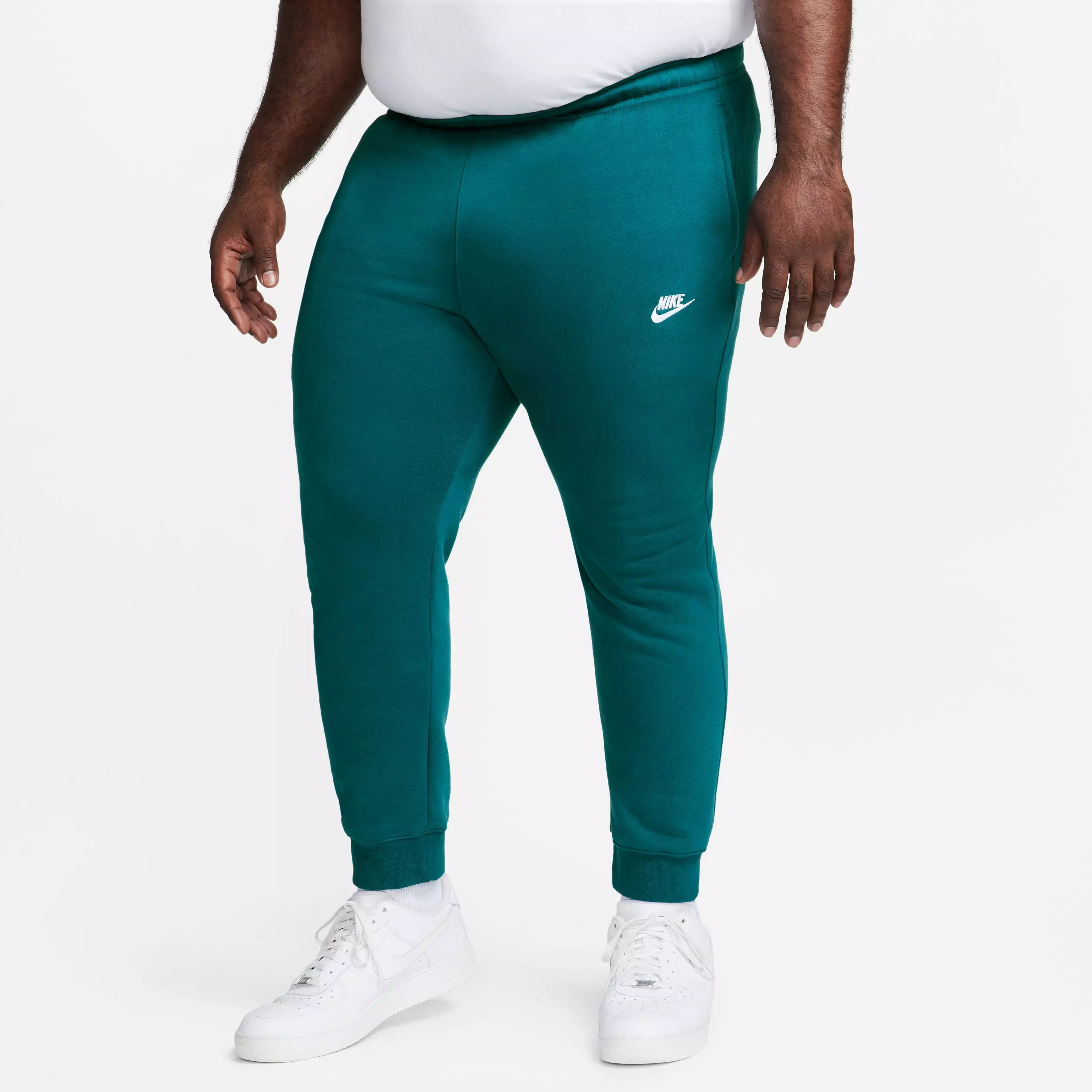 Nike Men's Sportswear Club Fleece Joggers-Teal - TEAL