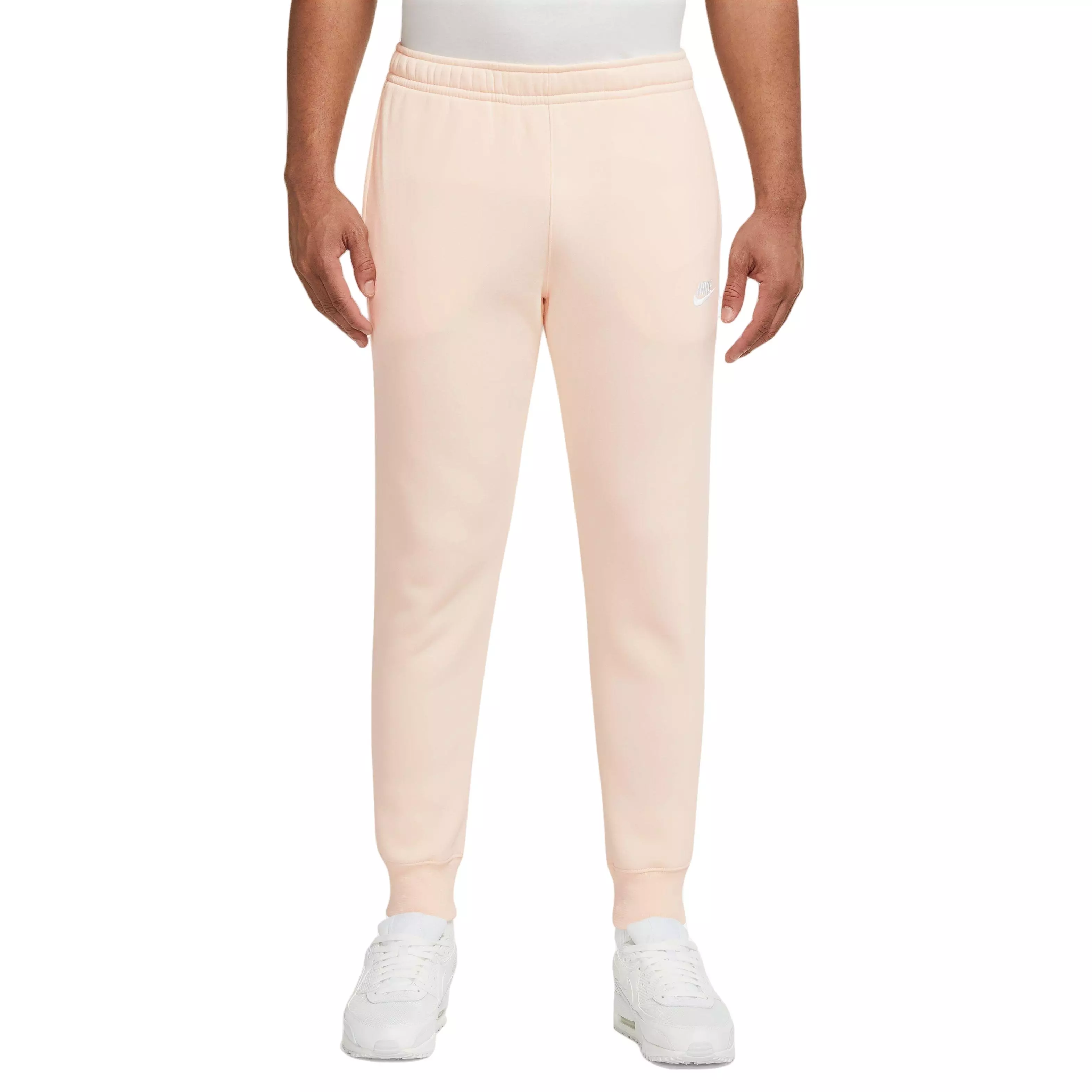 Nike Men's Sportswear Club Fleece Joggers-Lt Pink - LT PINK
