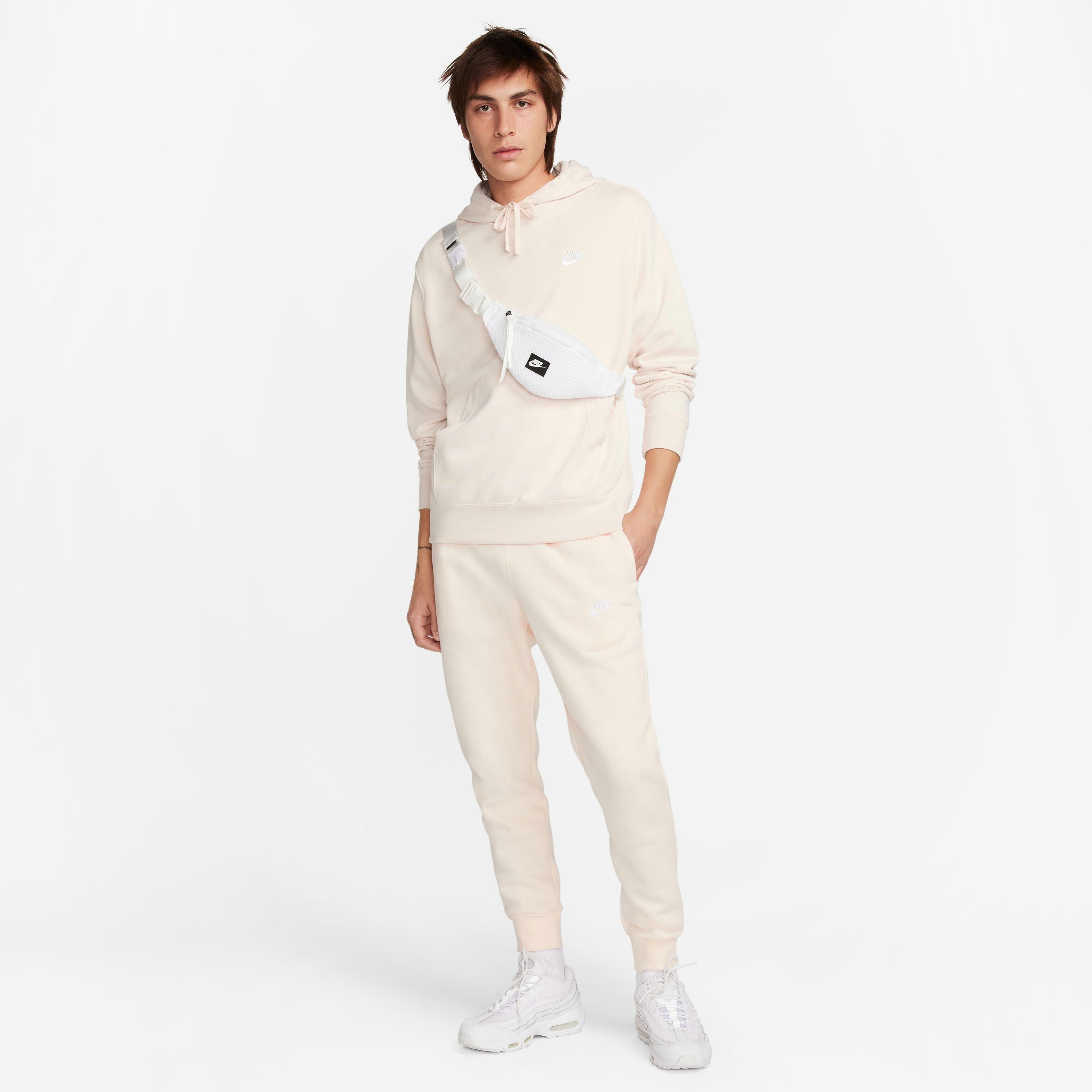 Nike Men's Sportswear Club Fleece Joggers-Lt Pink - LT PINK Thumbnail View 13