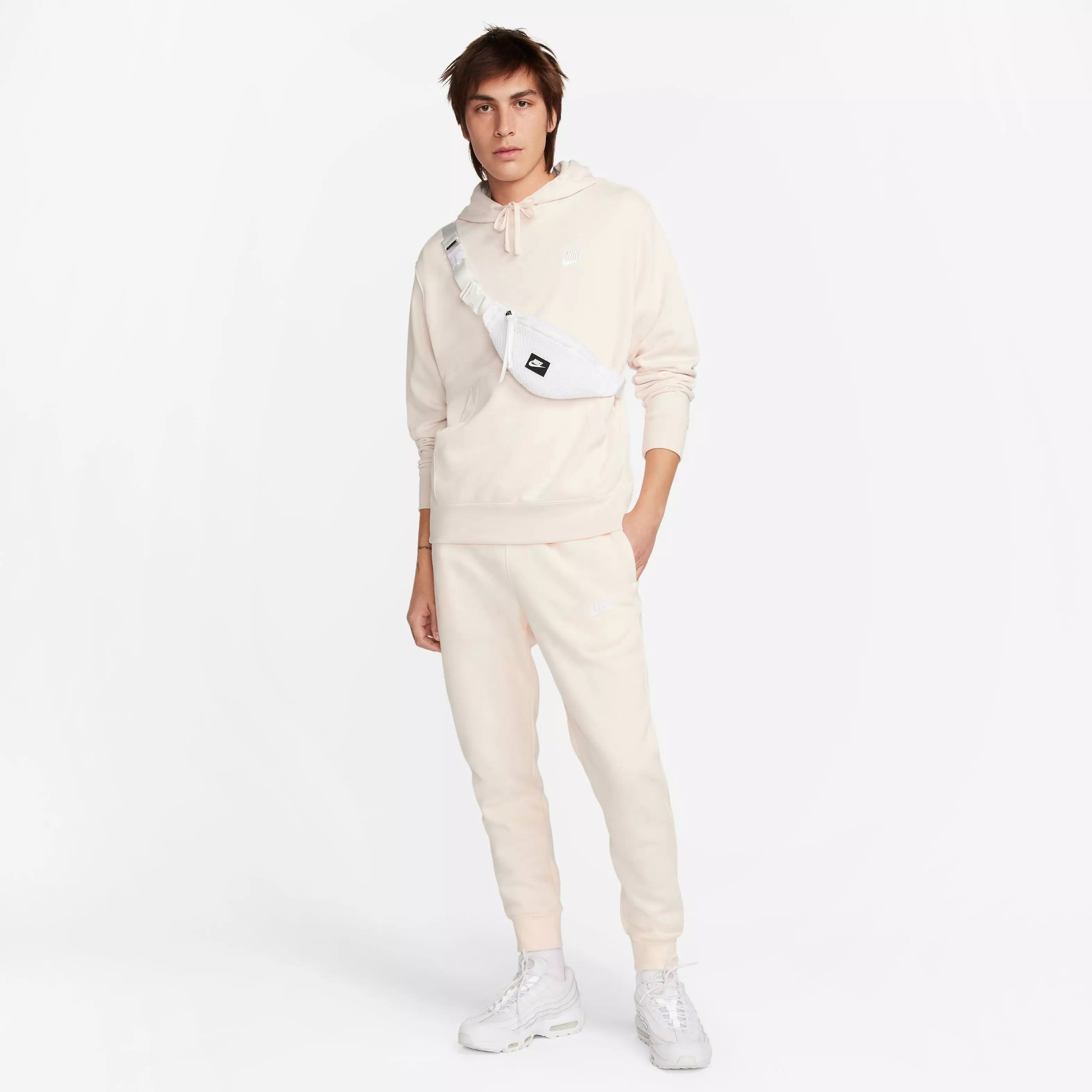 Nike Men's Sportswear Club Fleece Joggers-Lt Pink - LT PINK