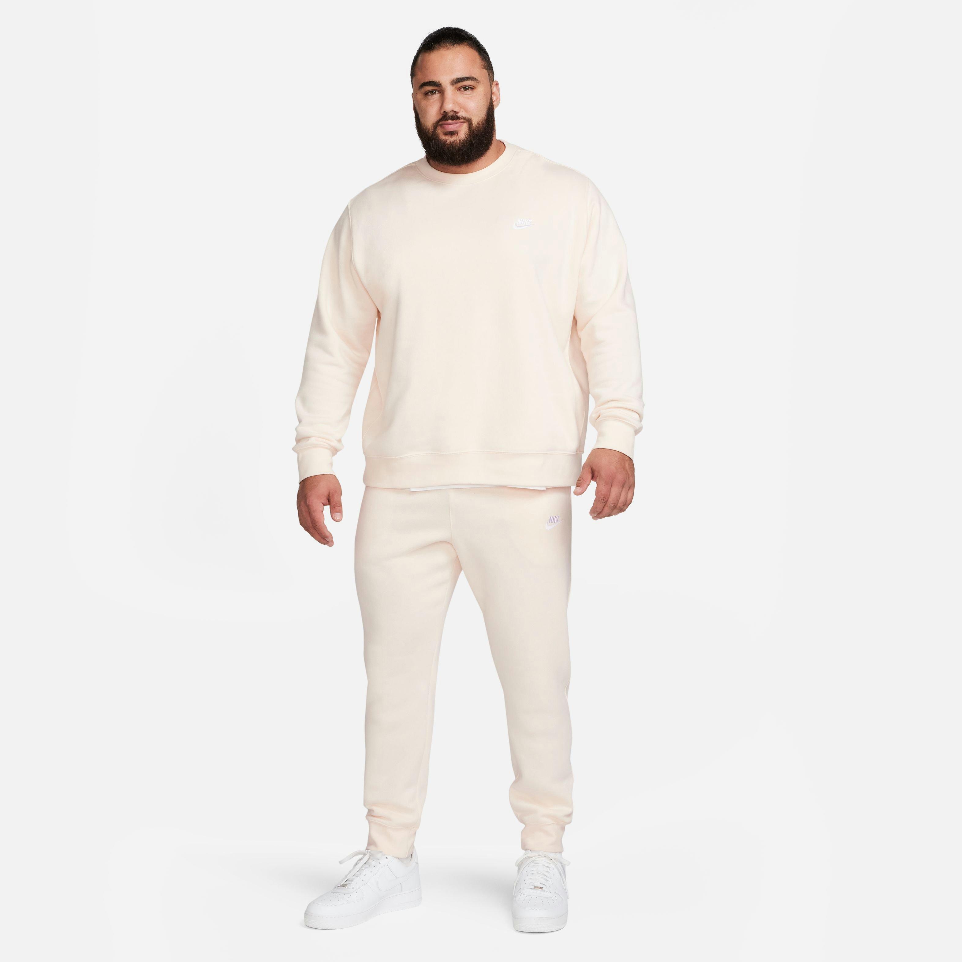 Nike Men's Sportswear Club Fleece Joggers-Lt Pink - LT PINK Thumbnail View 15