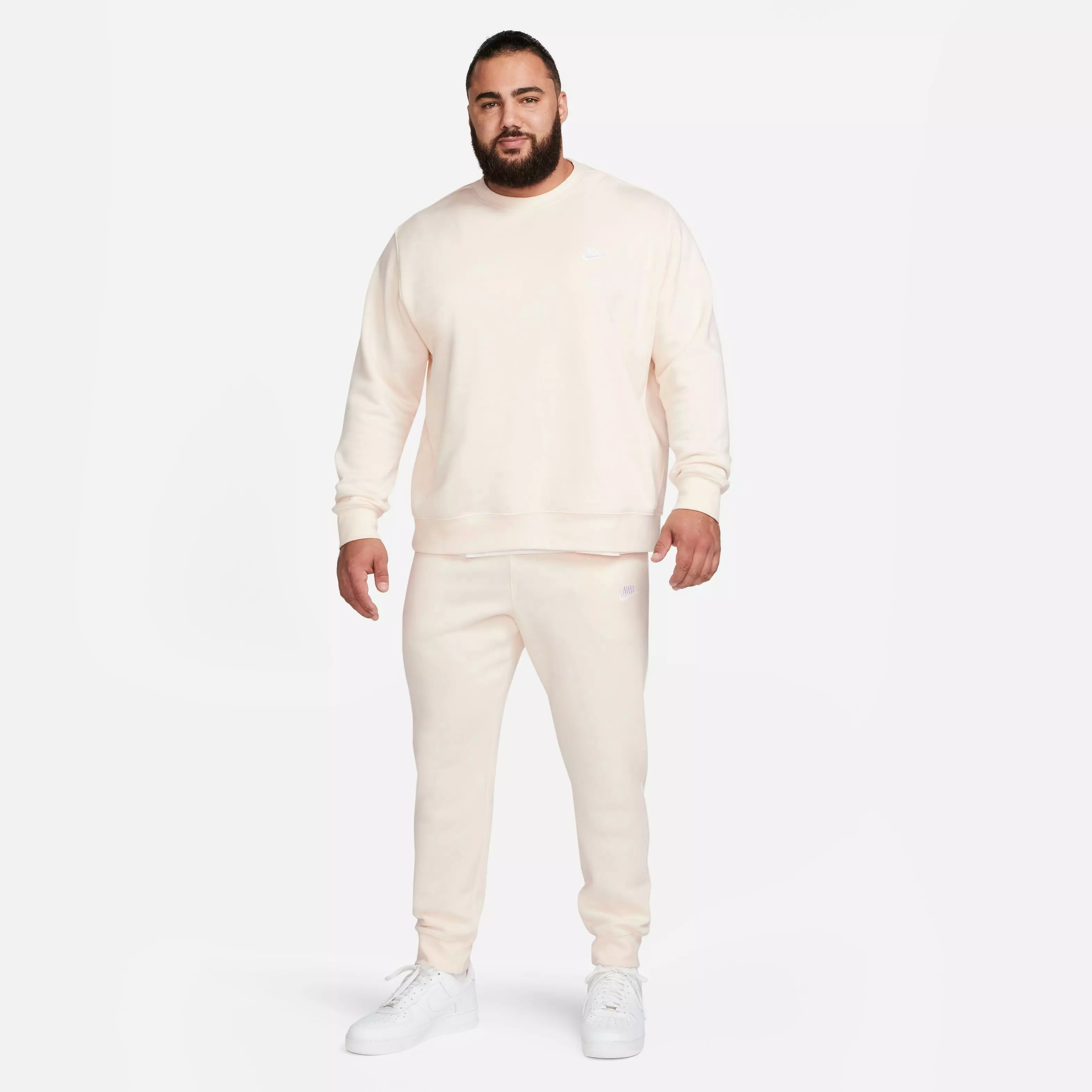 Nike Men's Sportswear Club Fleece Joggers-Lt Pink - LT PINK